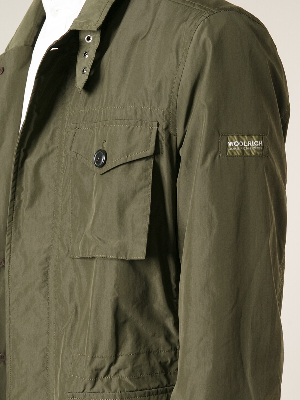 Woolrich Stream Field Jacket in Green for Men Lyst