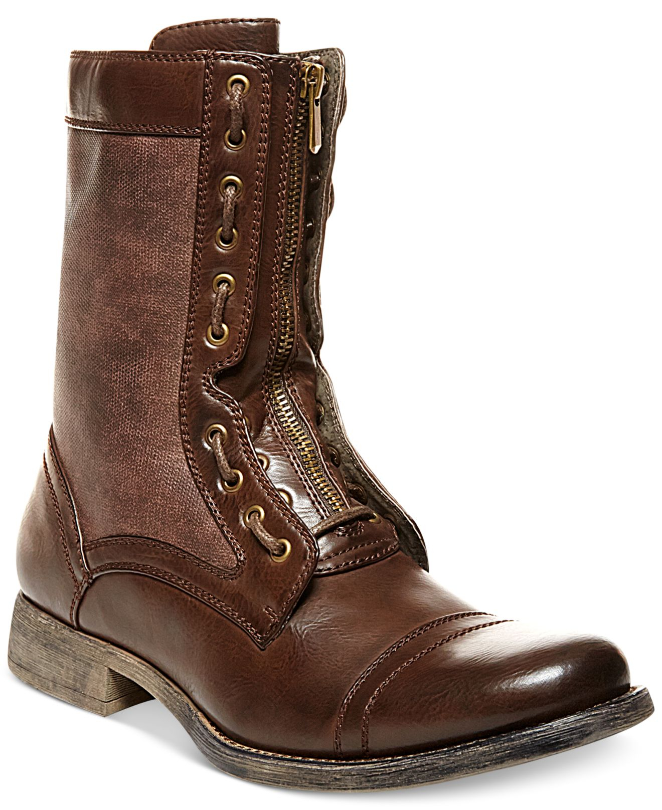 steve madden cap toe boot