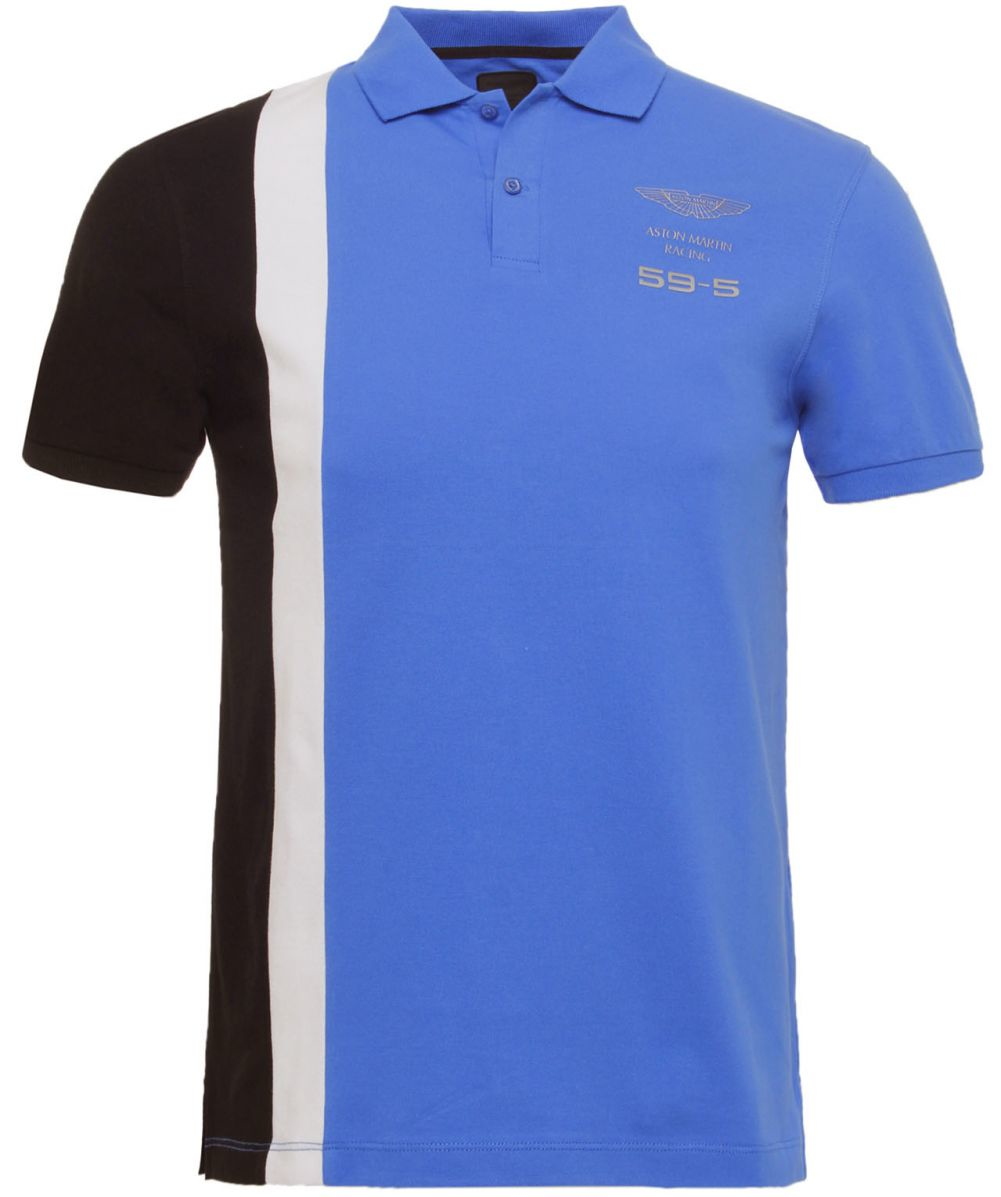 Hackett Aston Martin Racing Polo Shirt in Blue for Men | Lyst