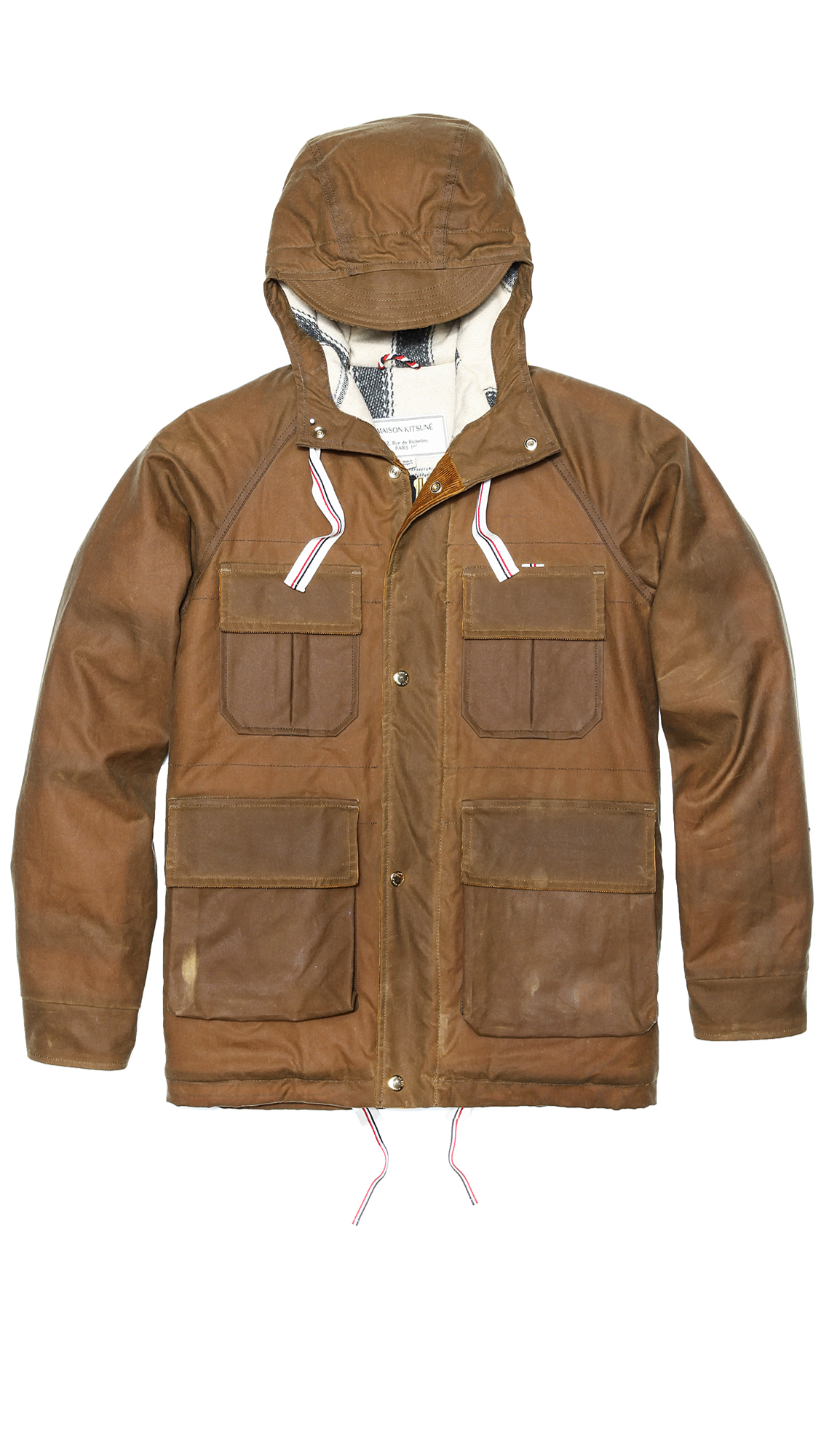 Lyst - Maison Kitsuné Field Coat in Brown for Men