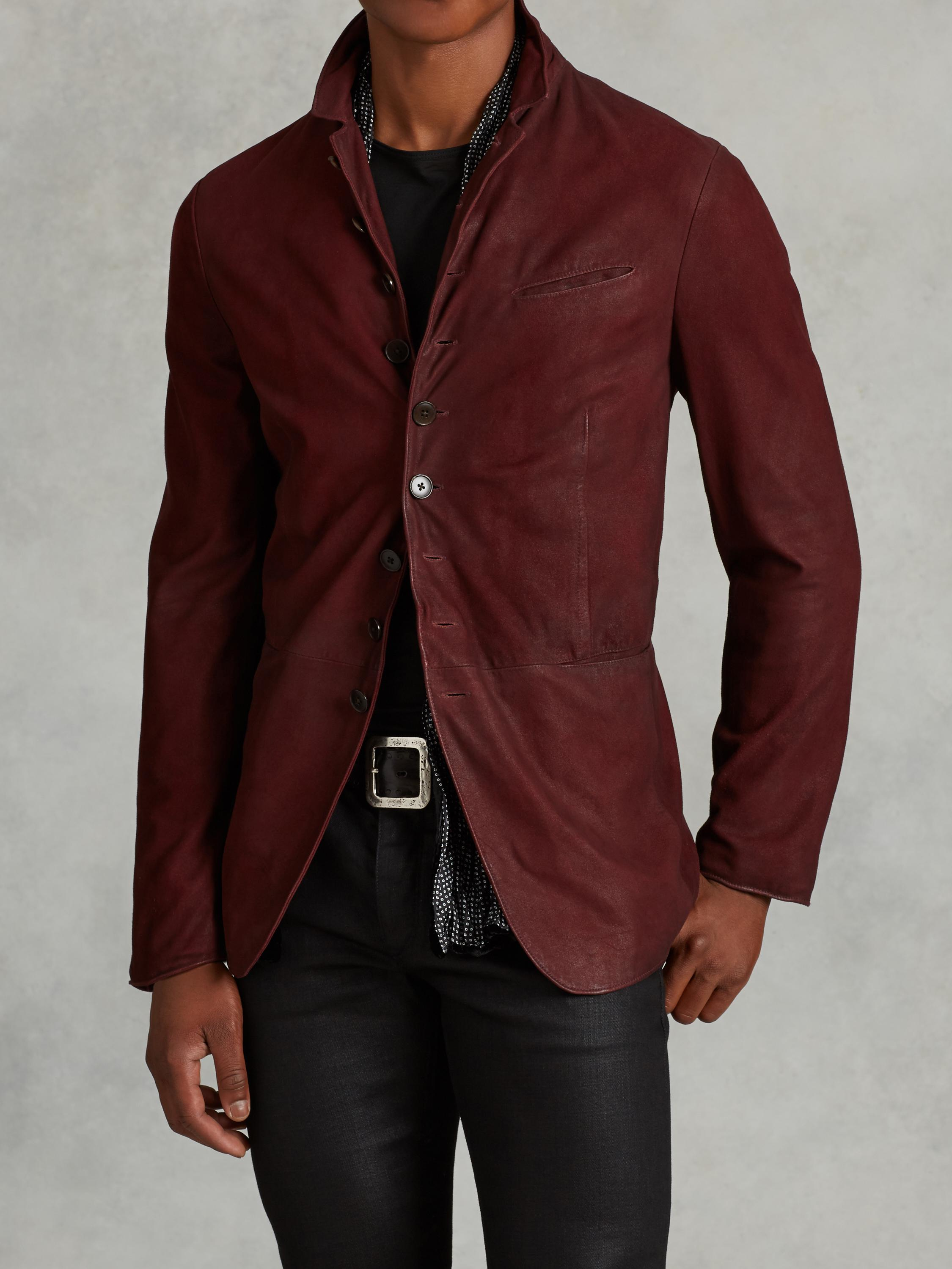 john varvatos red jacket