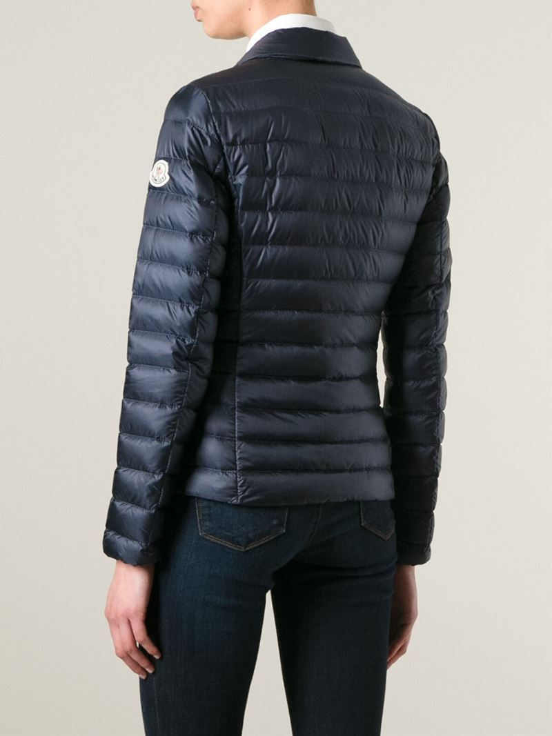Moncler Leyla Quilted Jacket in Blue - Lyst