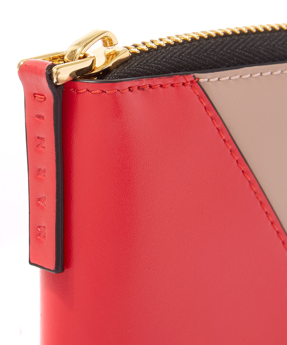 Lyst Marni Pink Bi Colour Zip Wallet in Pink