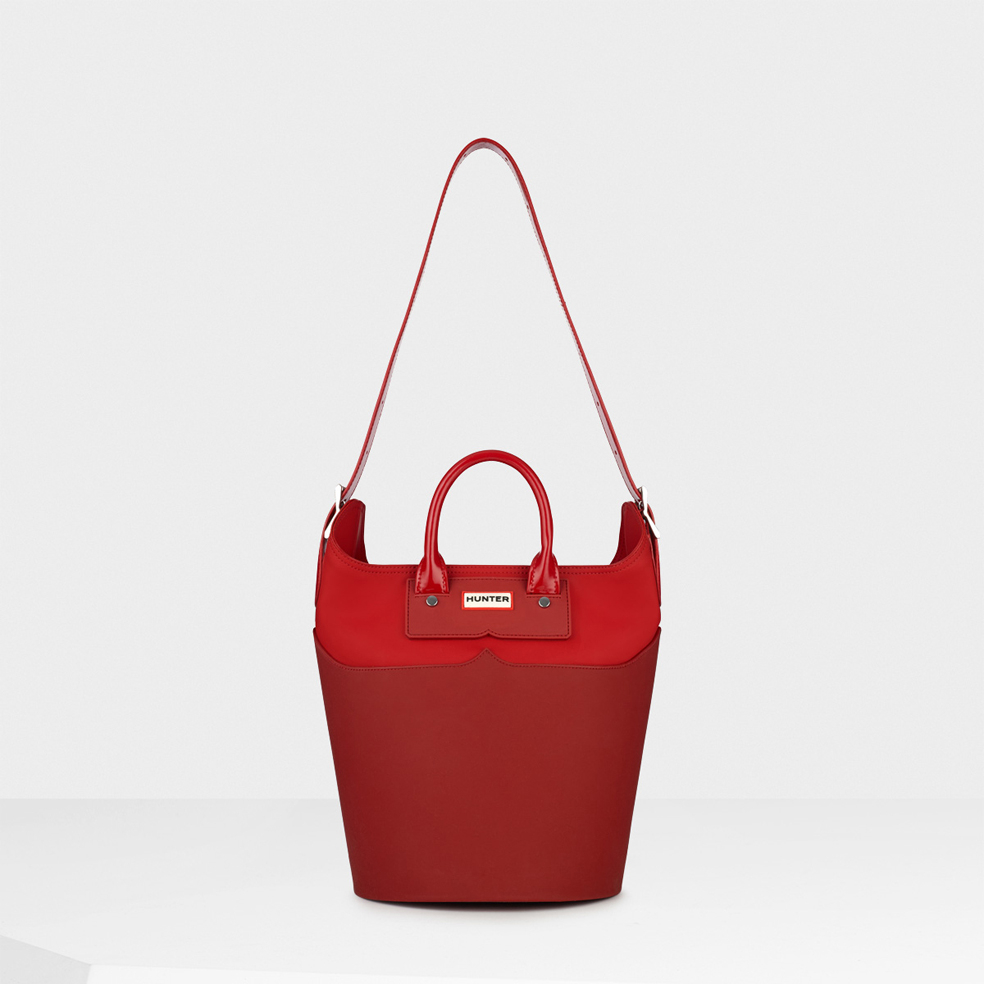 hunter rubber tote bag