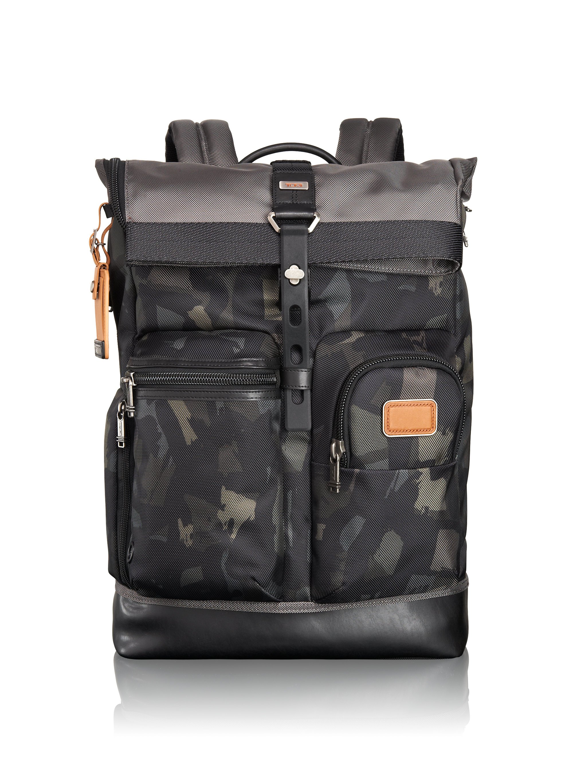 tumi rolltop backpack