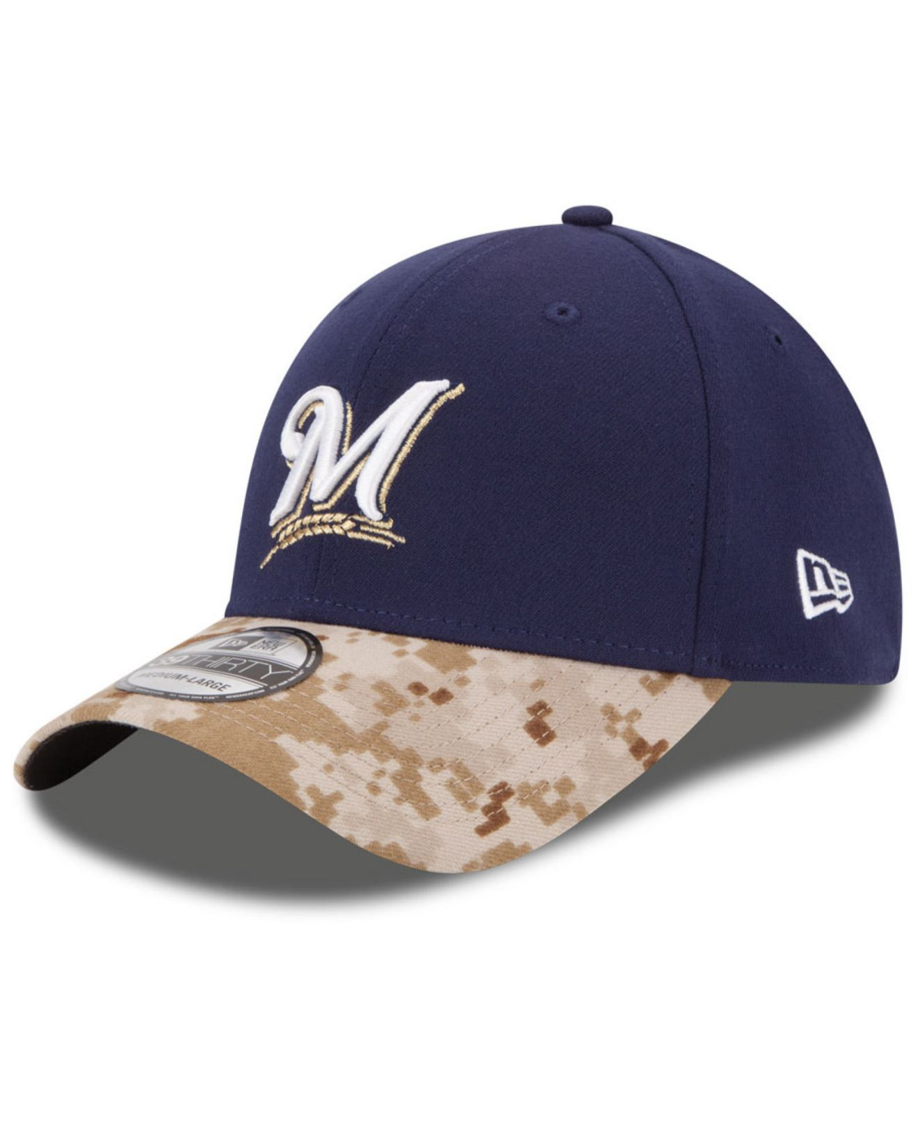 ... Era Milwaukee Brewers Memorial Day 39Thirty Cap in Blue for Men (Navy ... Era Milwaukee Brewers Memorial Day 39Thirty Cap in Blue for Men (Navy