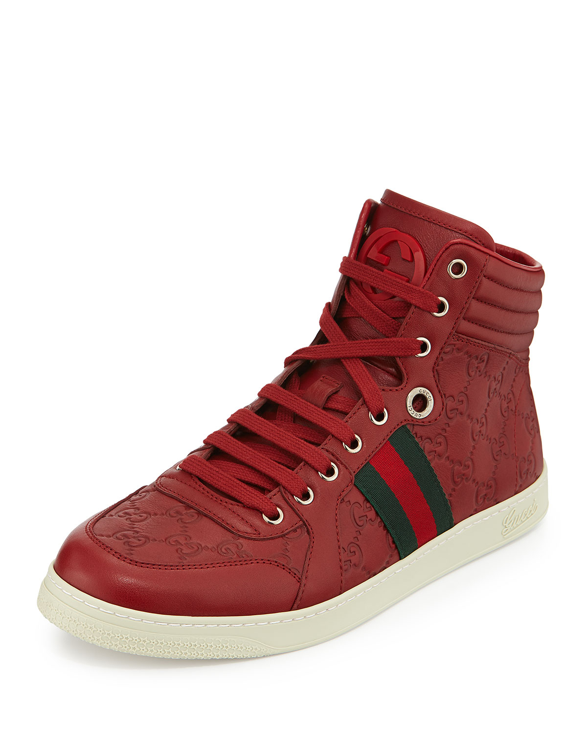 gucci shoes for men red
