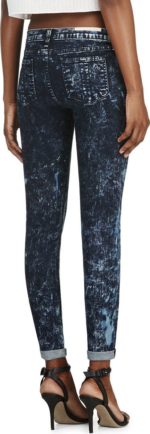 rag and bone acid wash jeans