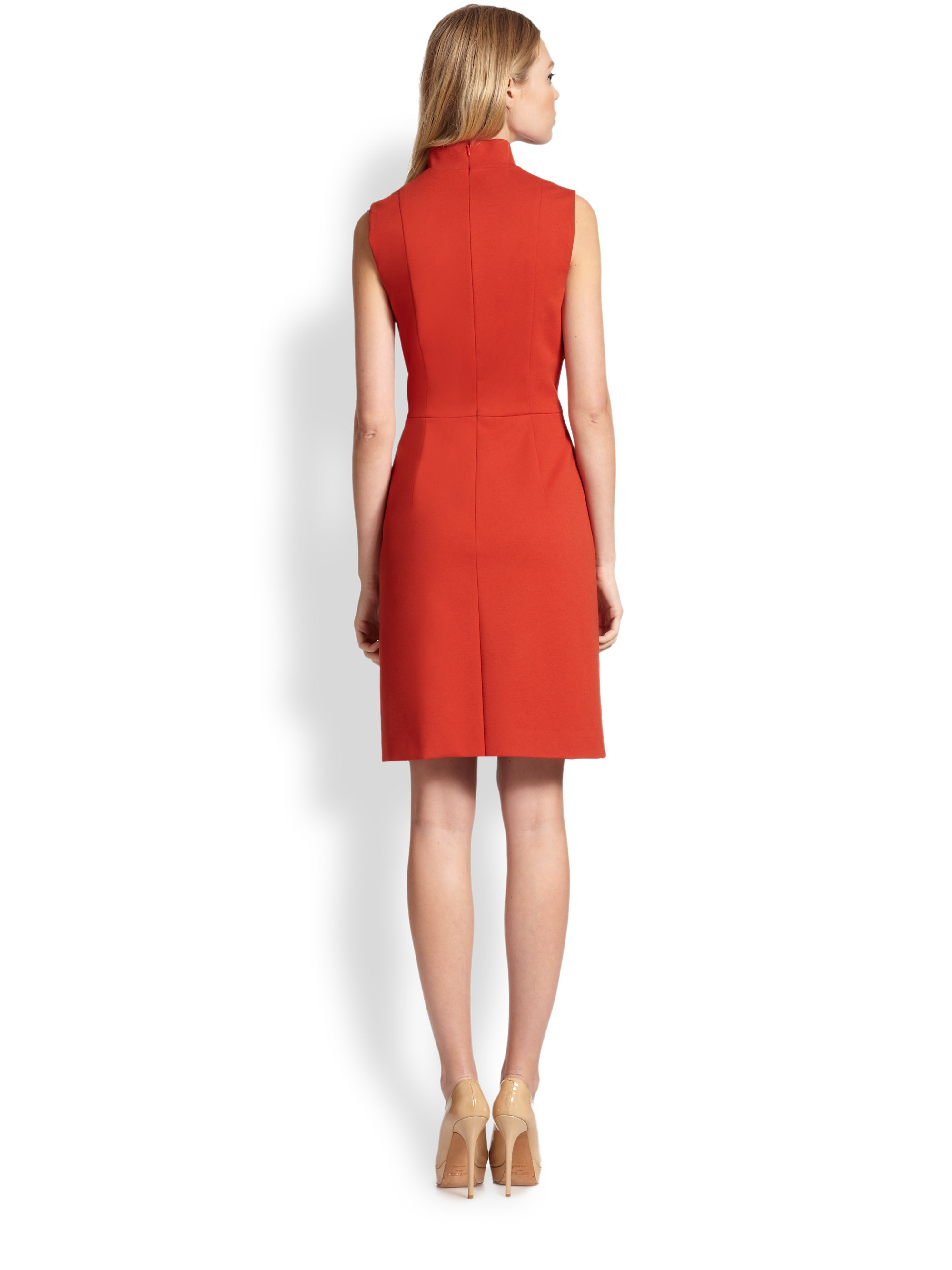 akris red dress