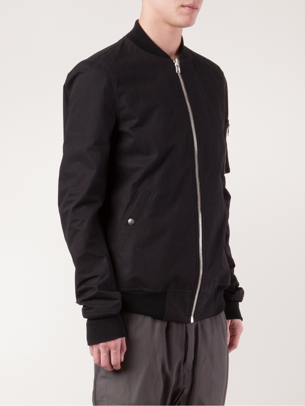 Rick Owens FLIGHT RAGLAN BOMBER MA-1