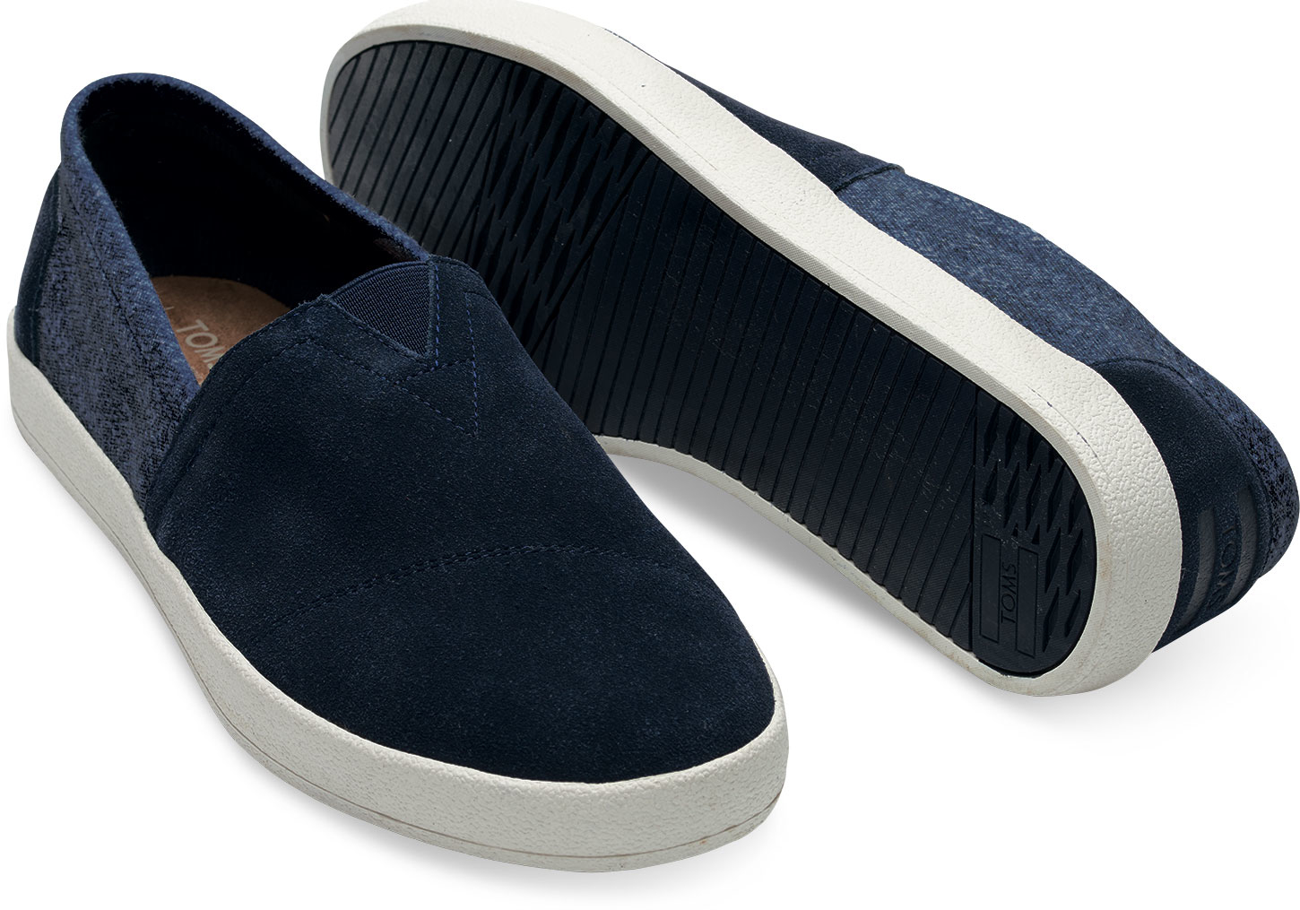 mens navy slip on shoes