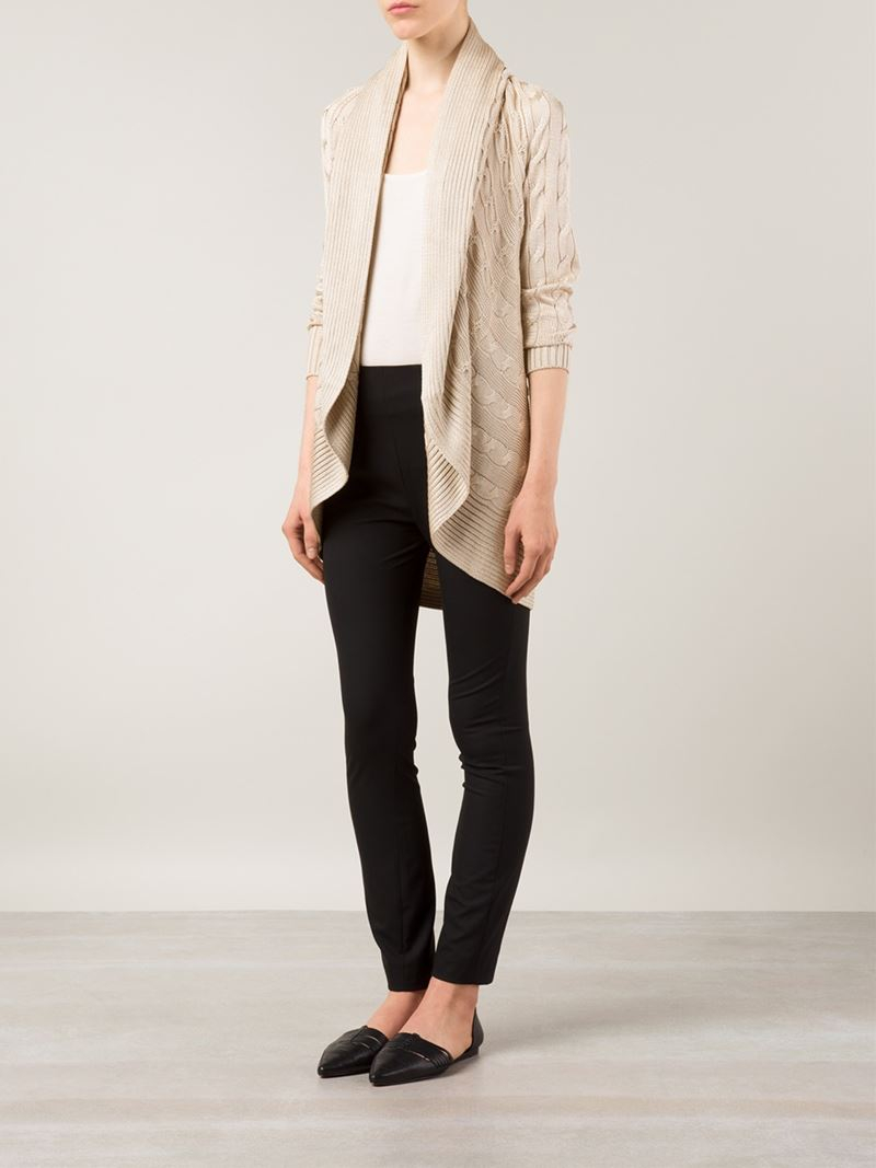 knit open front cardigan