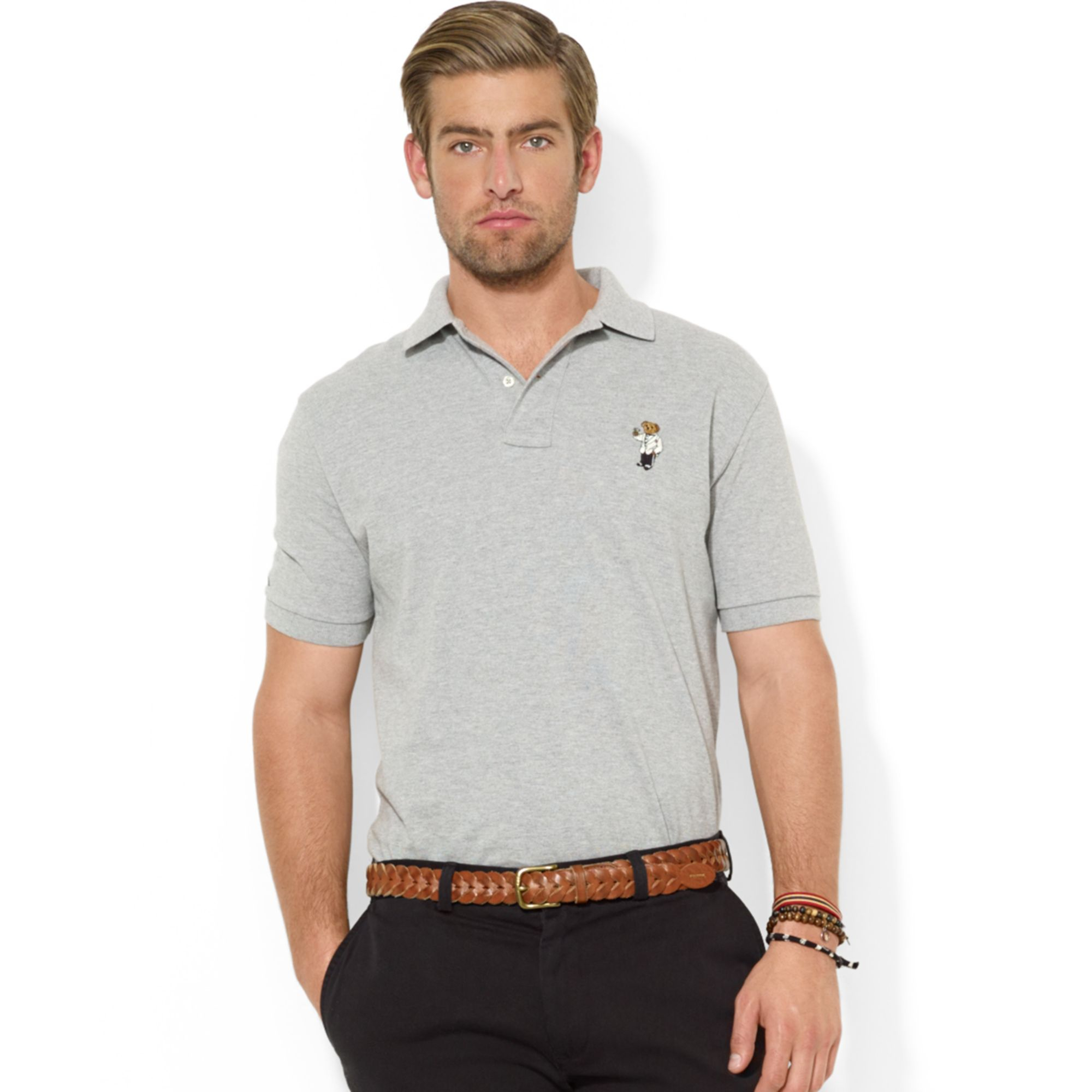 Download Ralph Lauren Polo Classicfit Shortsleeved Bear Polo in ...