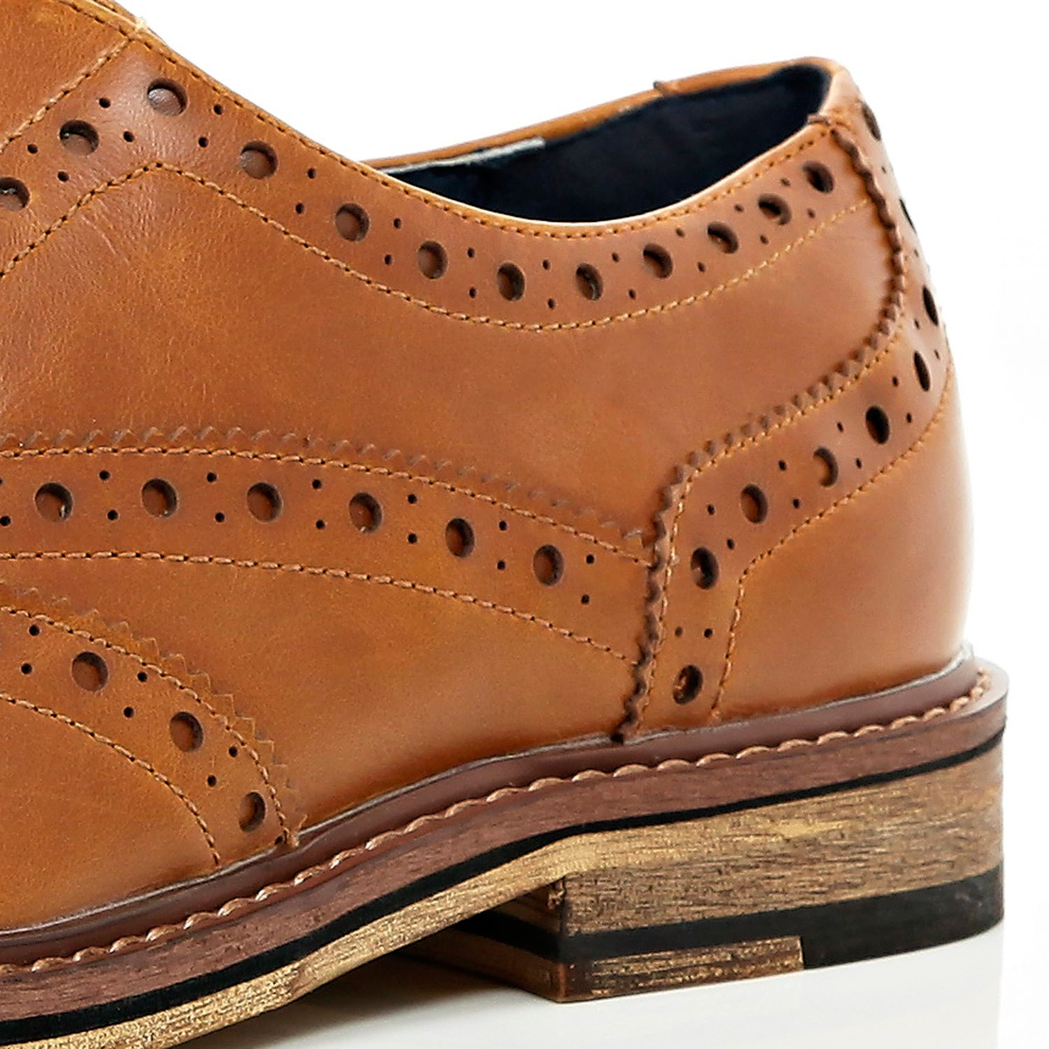 river island tan brogues