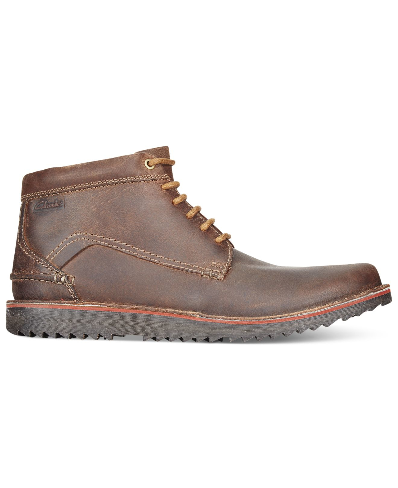 clarks mens markby leather boots