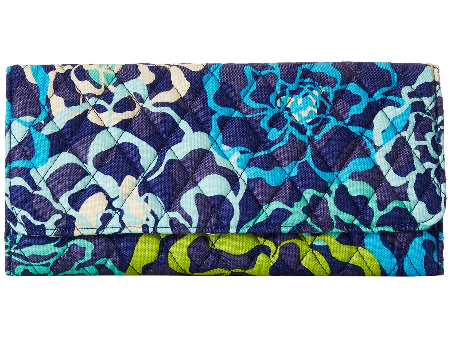 vera bradley tri fold wallet