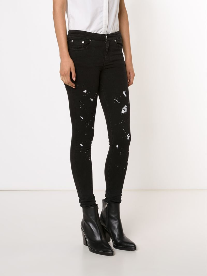 maison margiela paint splatter jeans