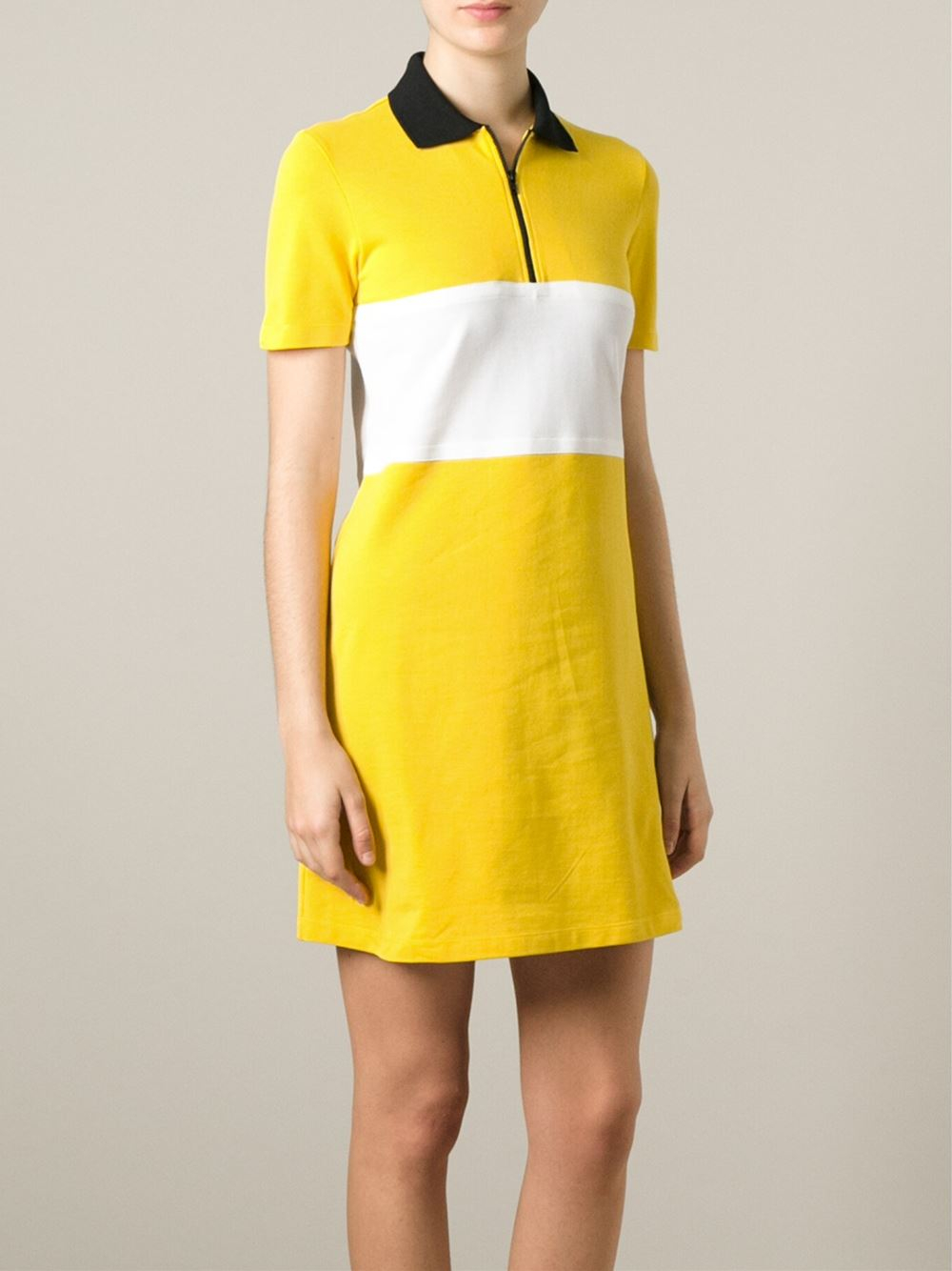 yellow polo dress