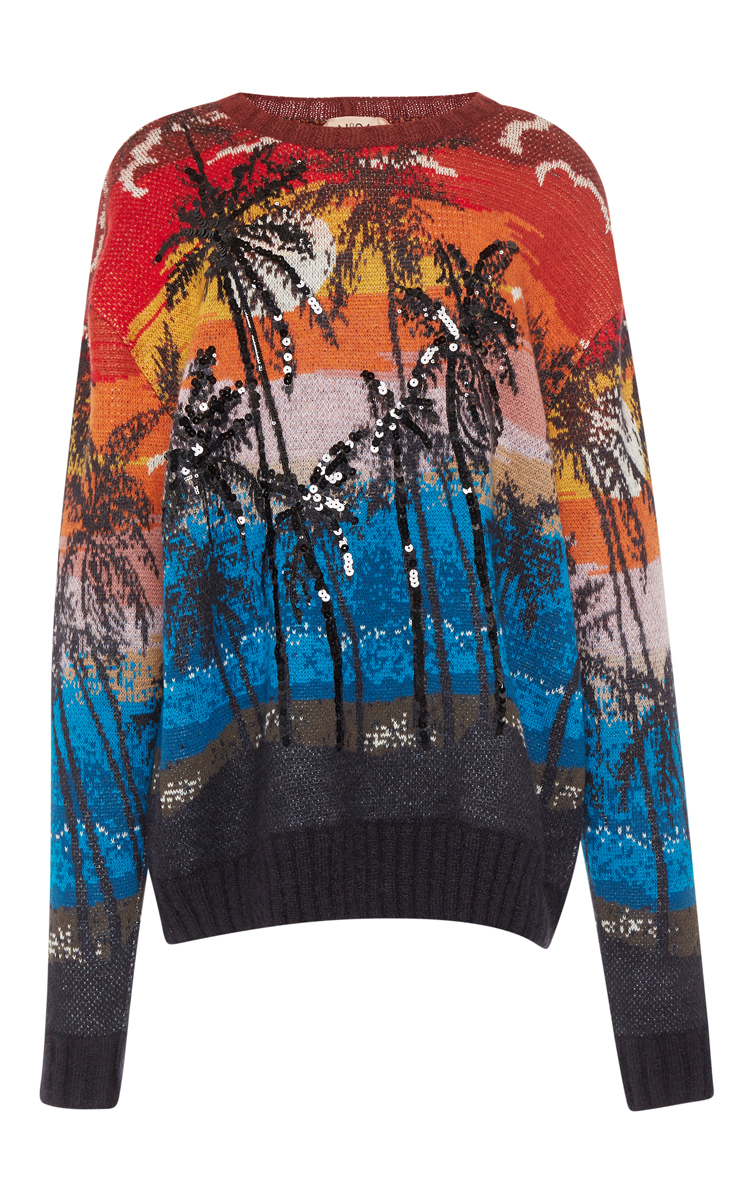 palm tree sweater