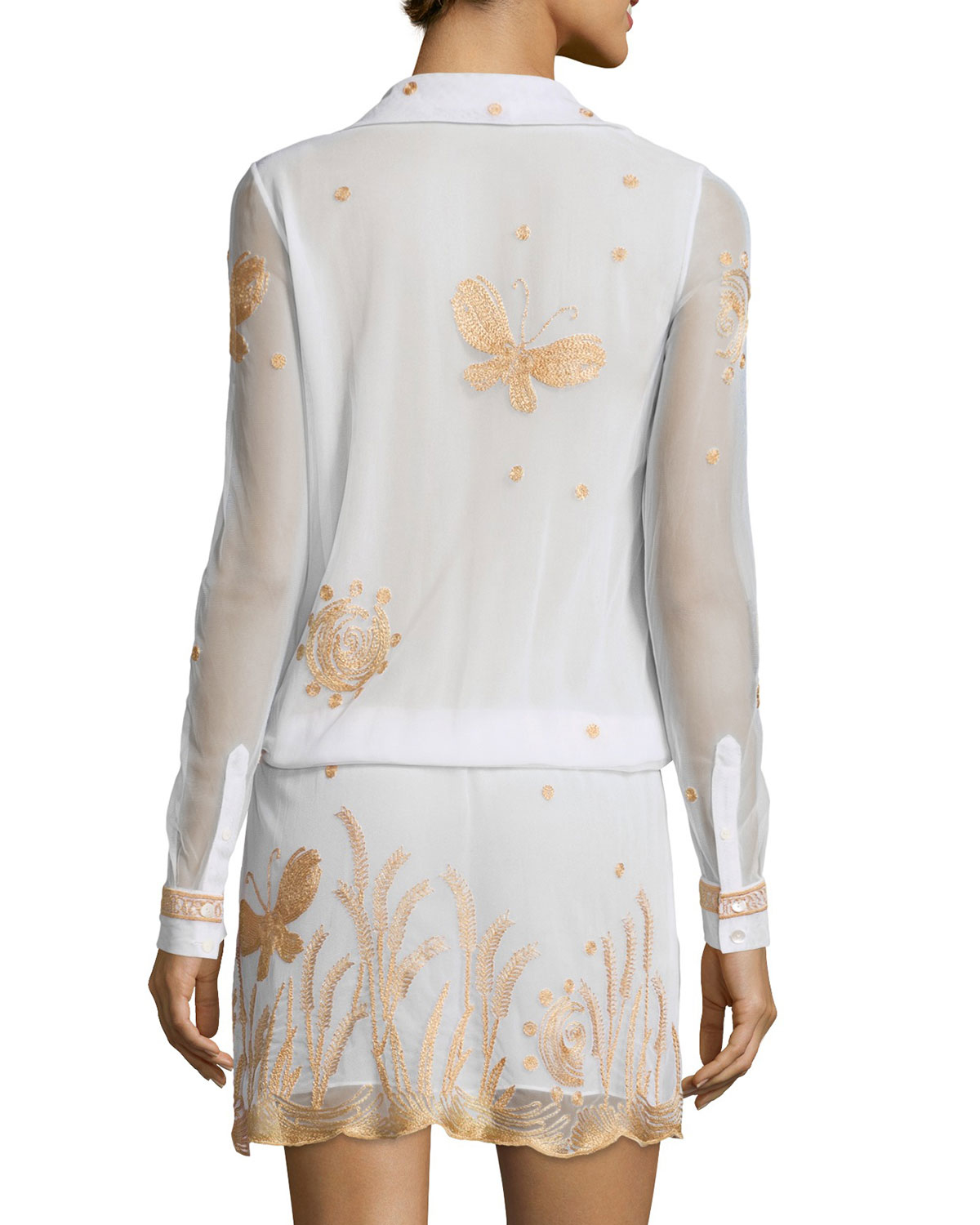 diane von furstenberg gold dress