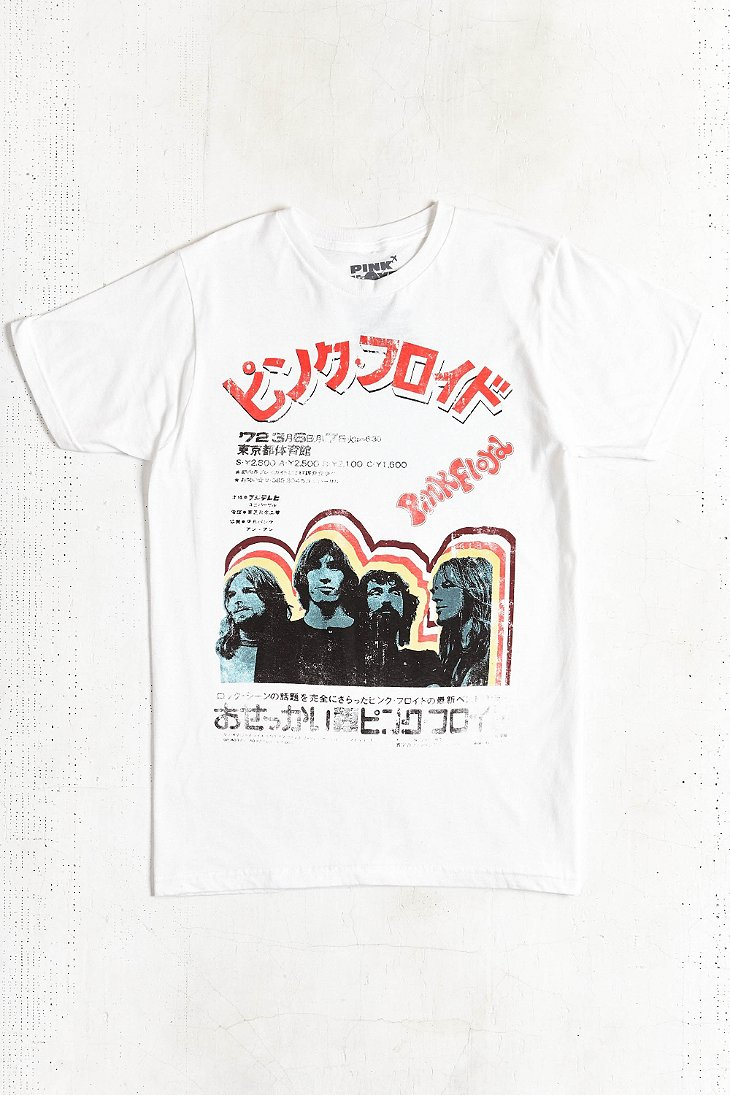 Urban Outfitters Pink Floyd Japanese Tee in White for Men | Lyst