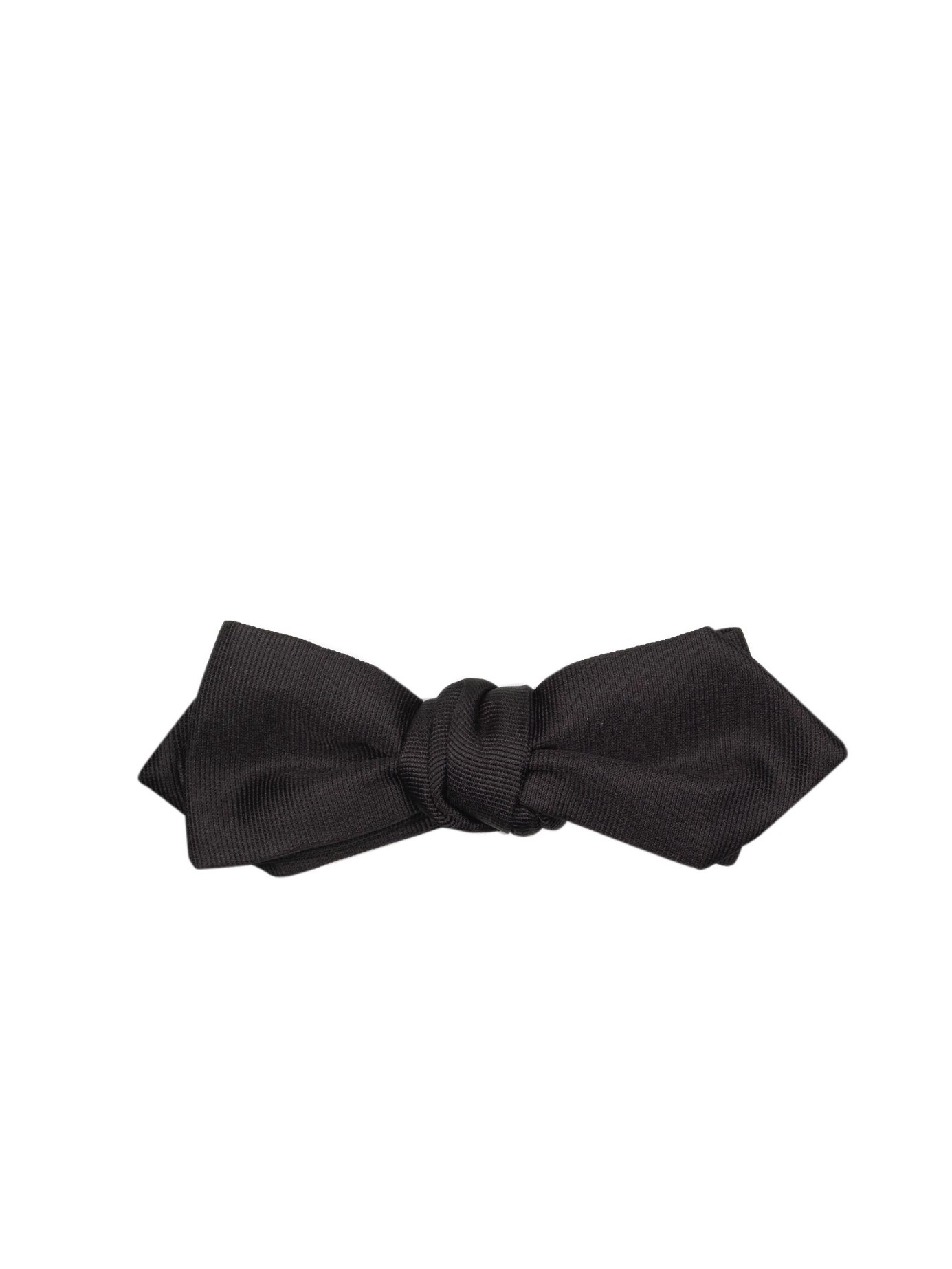 Black GG-jacquard silk bow tie, Gucci