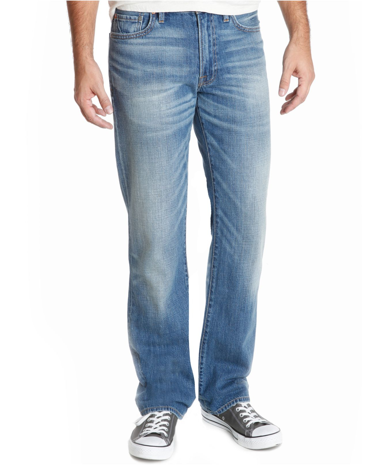 Lucky Brand 361 Vintage-Fit Straight Slate Jeans in Blue for Men (Slate ...
