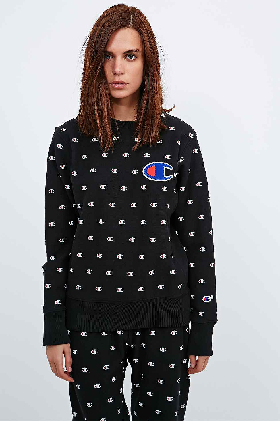 Buy Champion Repeat Logo Hoodie Up To 76 Off Free Shipping