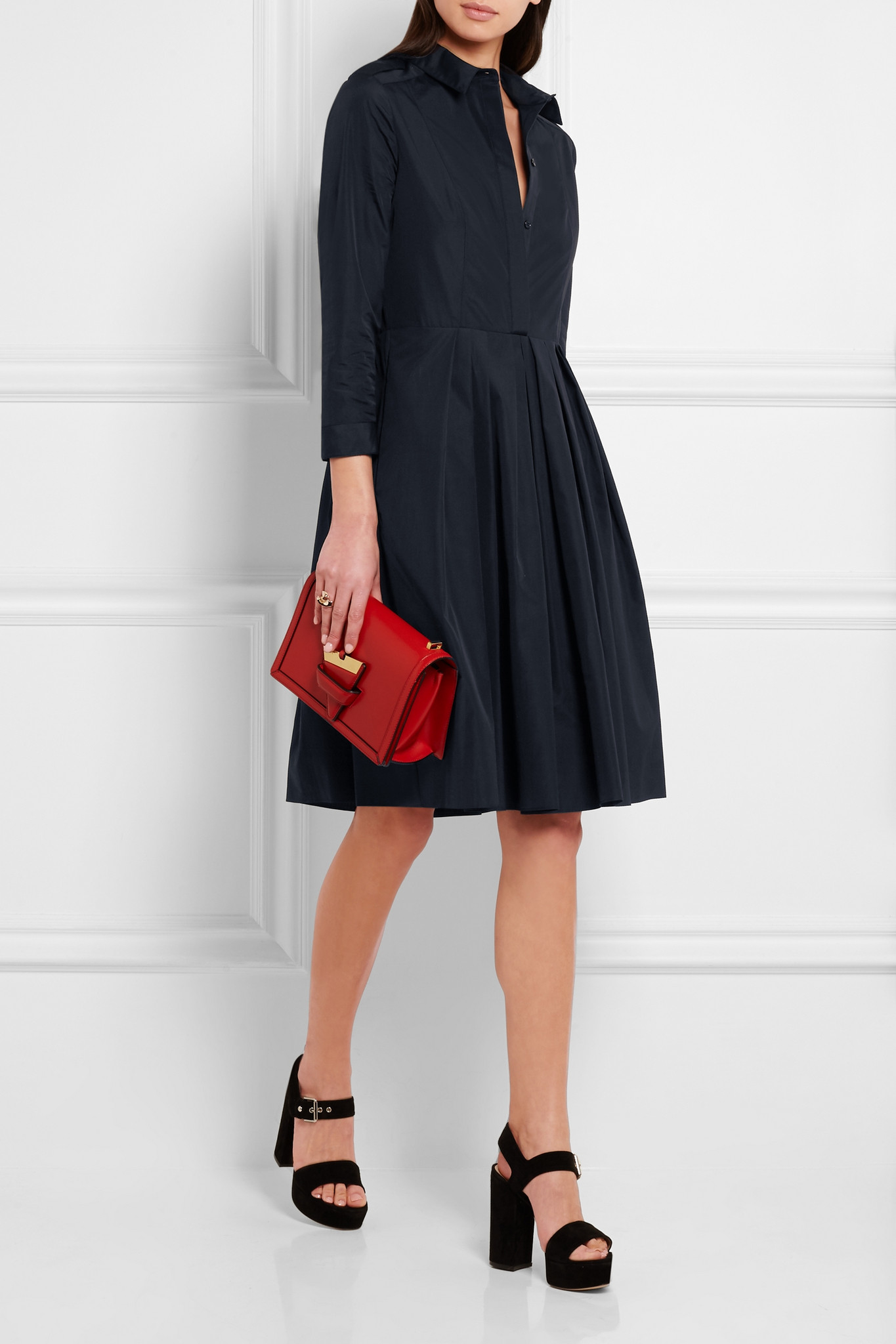 burberry navy dress