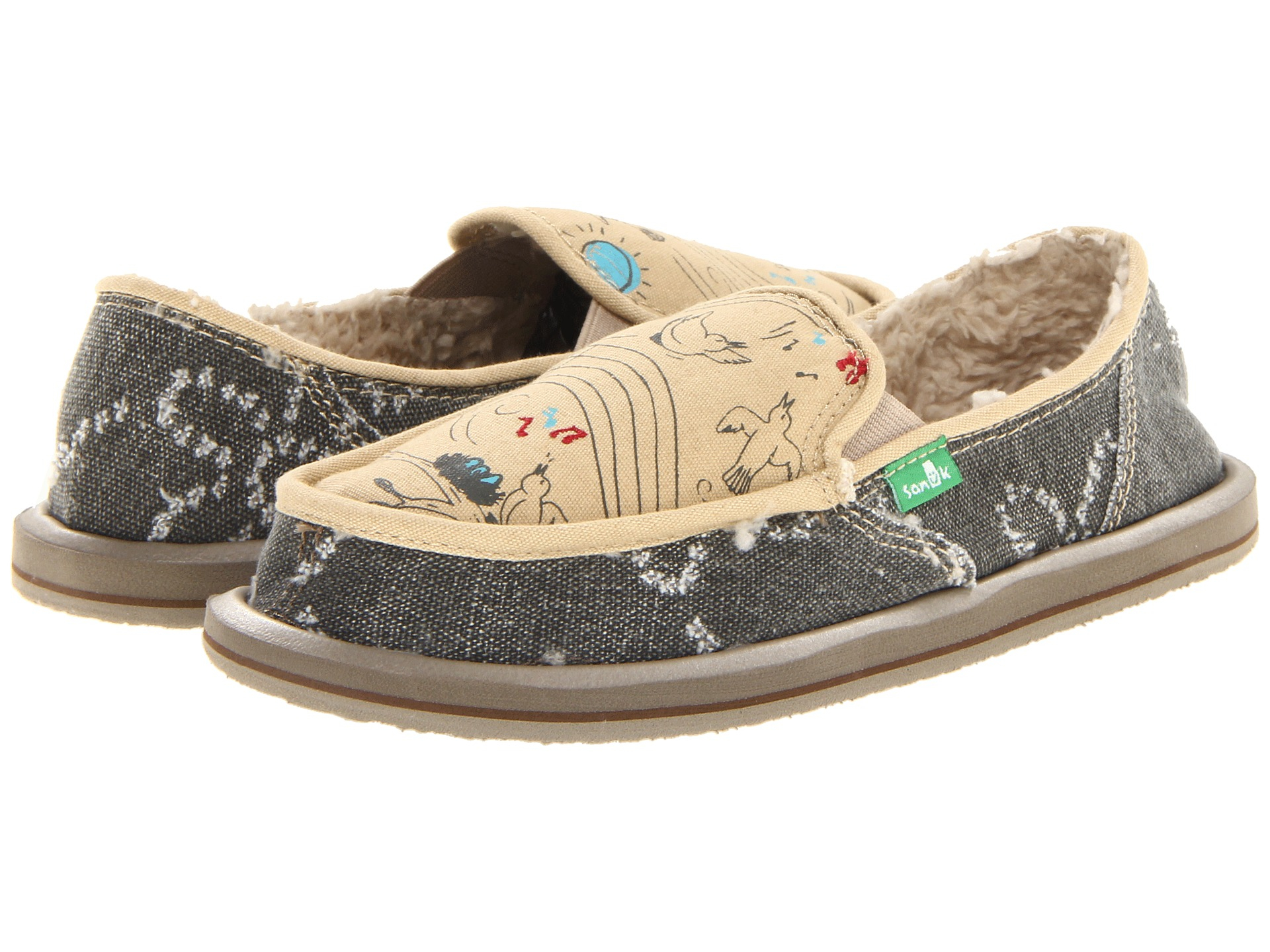 famous footwear sanuk