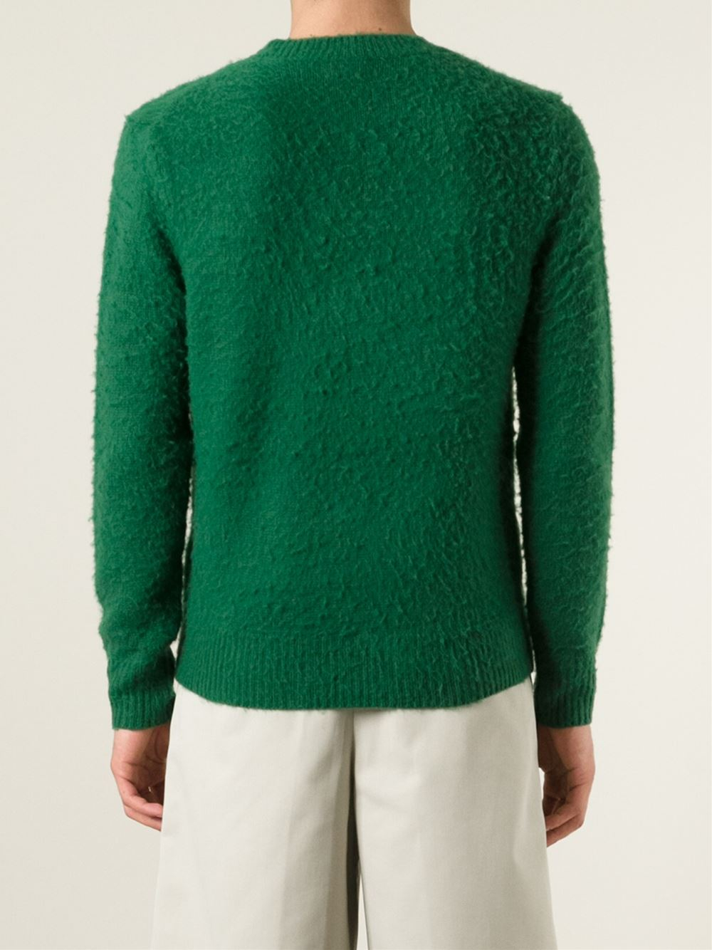 Acne Studios 'Peele' Sweater in Green for Men - Lyst