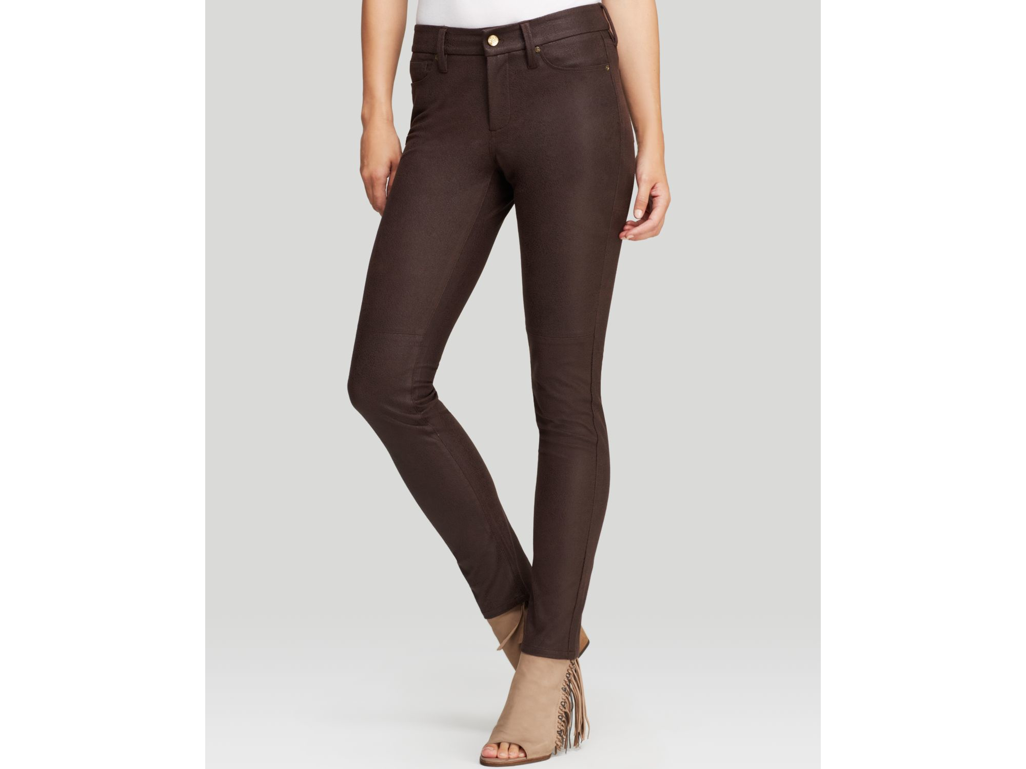 nydj faux leather leggings