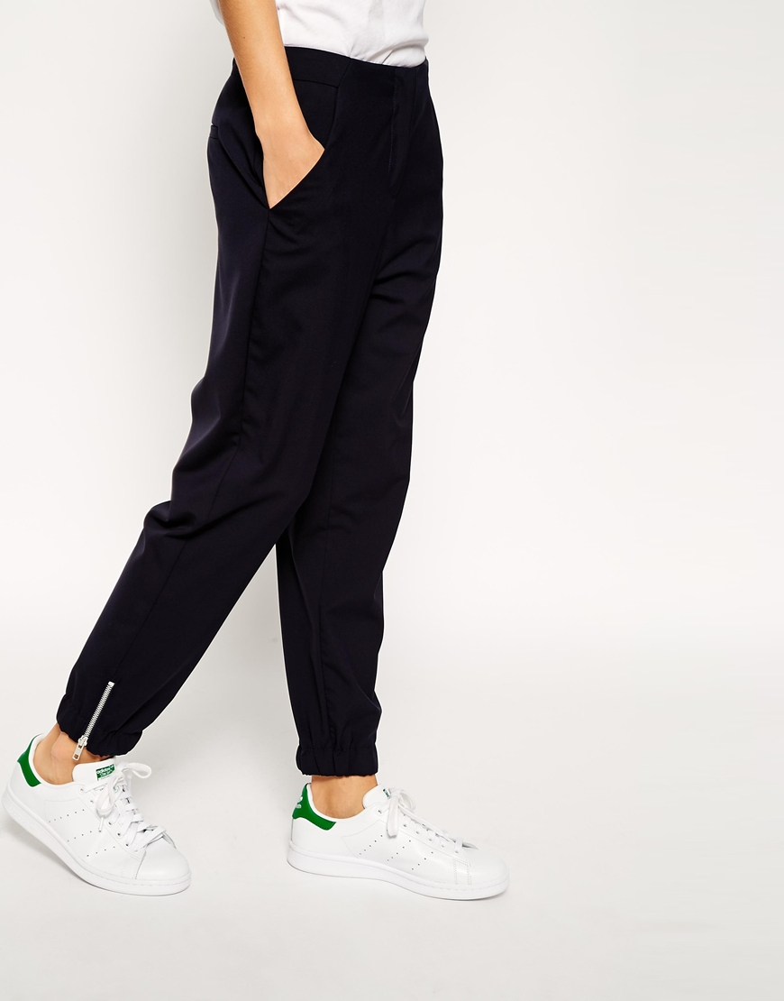 side zip joggers