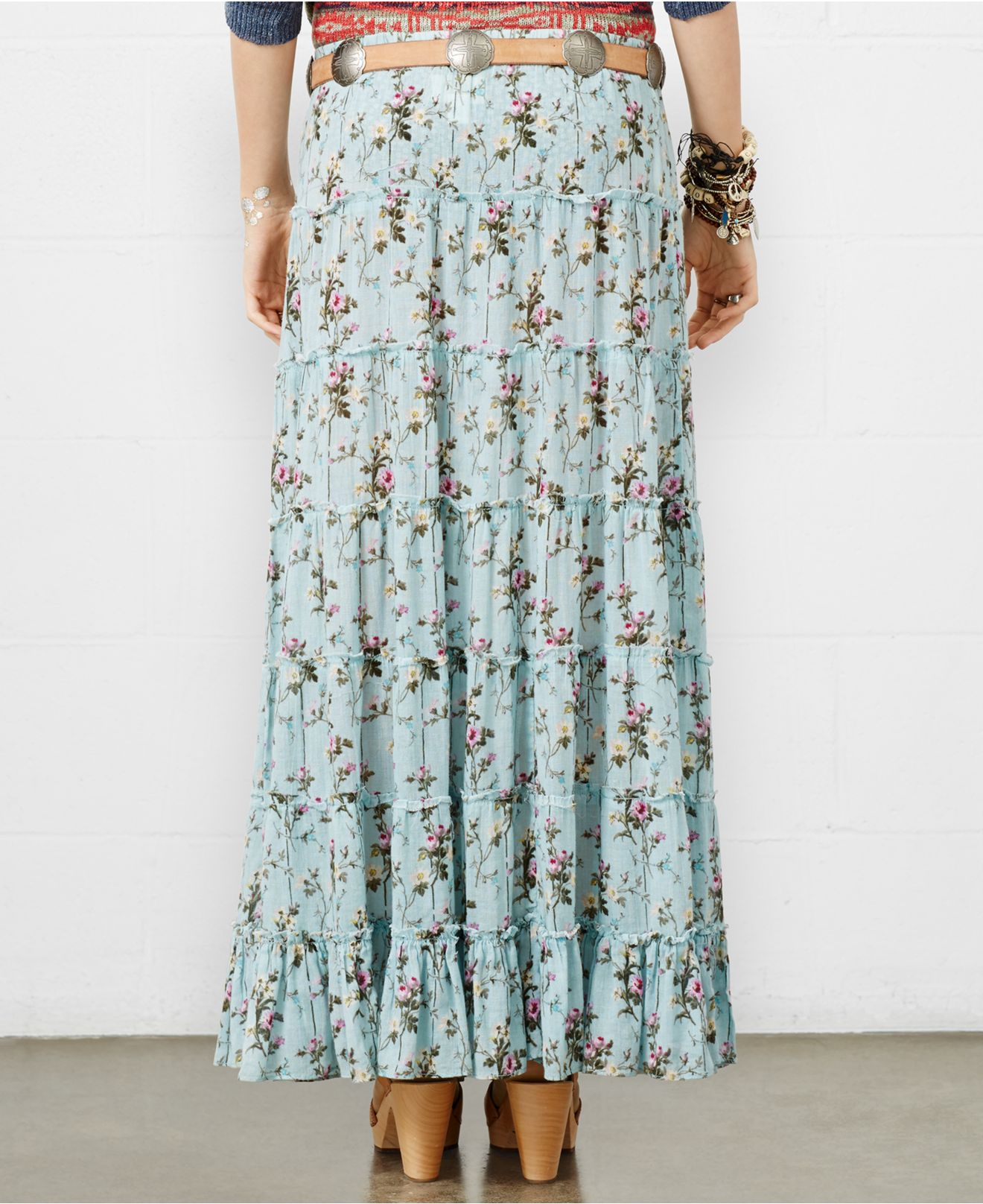 Denim & Supply Ralph Lauren Floral Maxiskirt - Lyst