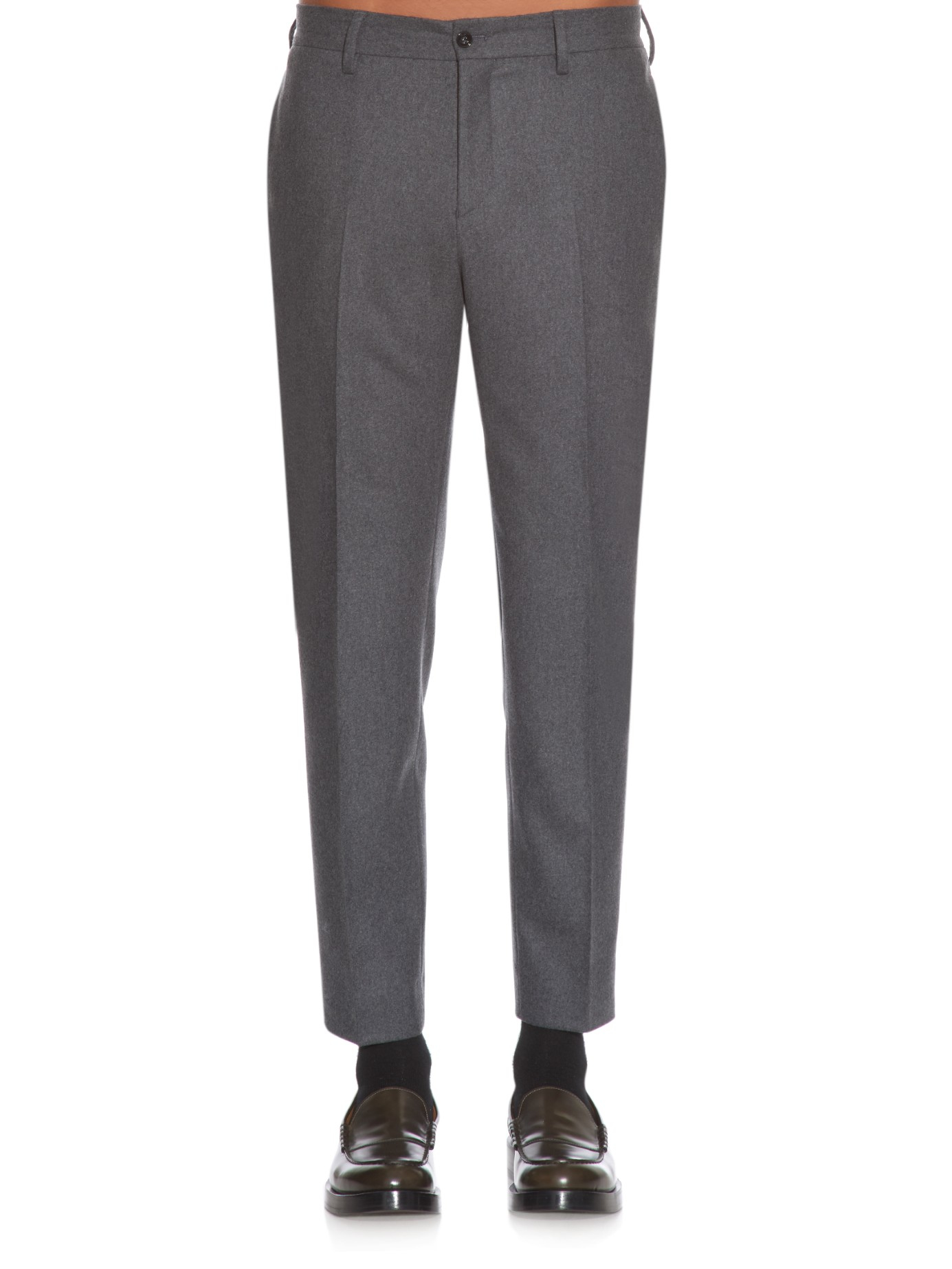 acne studios wool trousers