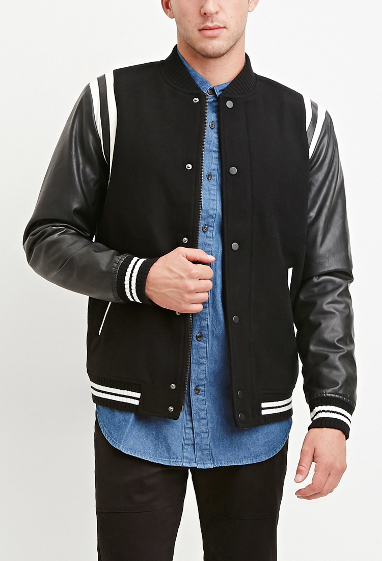 bomber jacket striped