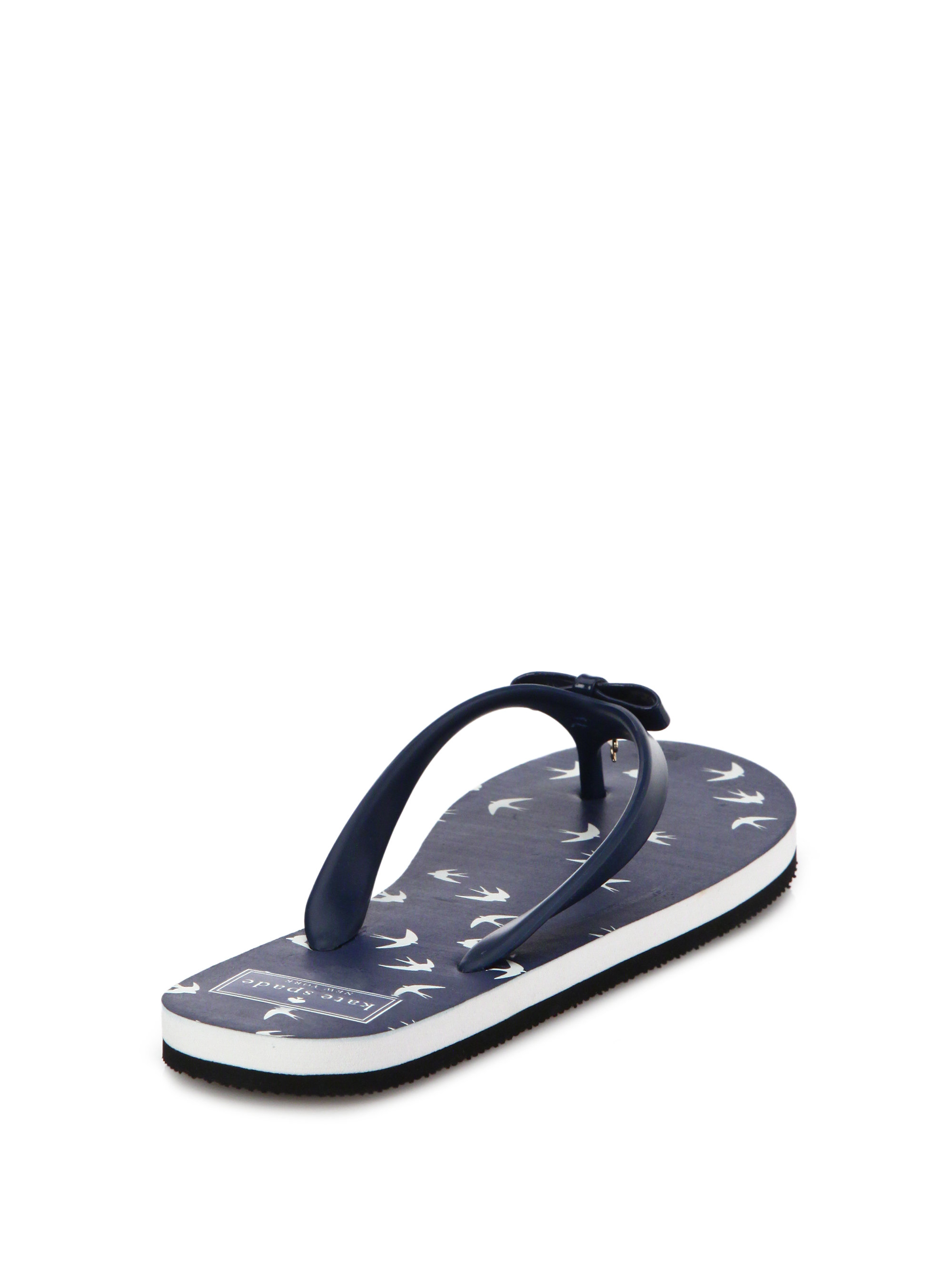 Kate Spade Rhett Flip Flops in Navy (Blue) - Lyst