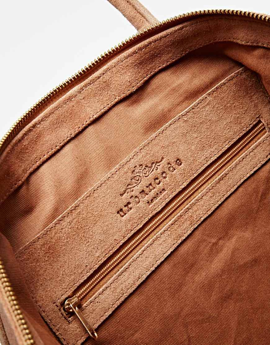 Urbancode Leather Weekend Bag in Tan (Brown) - Lyst