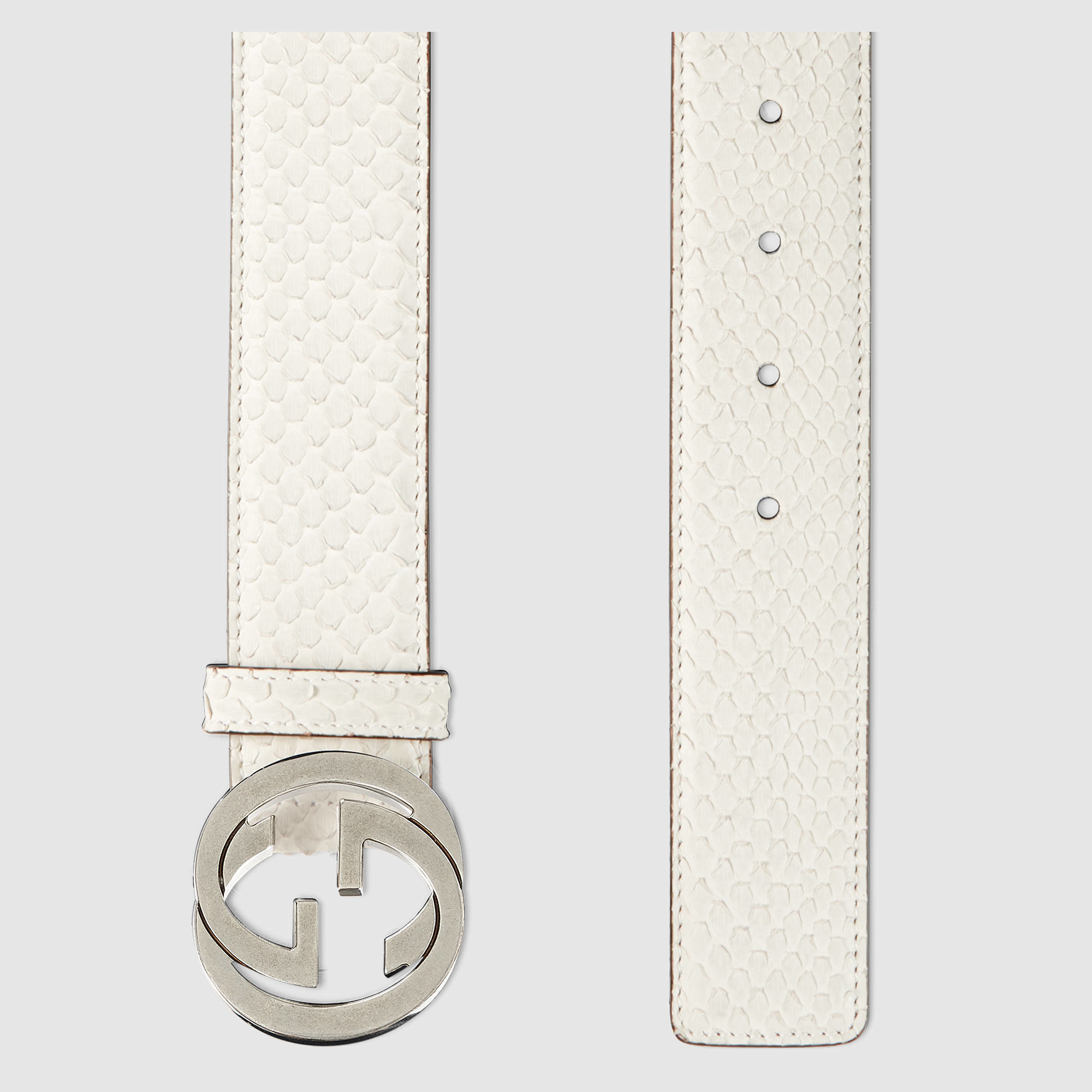 gucci python belt