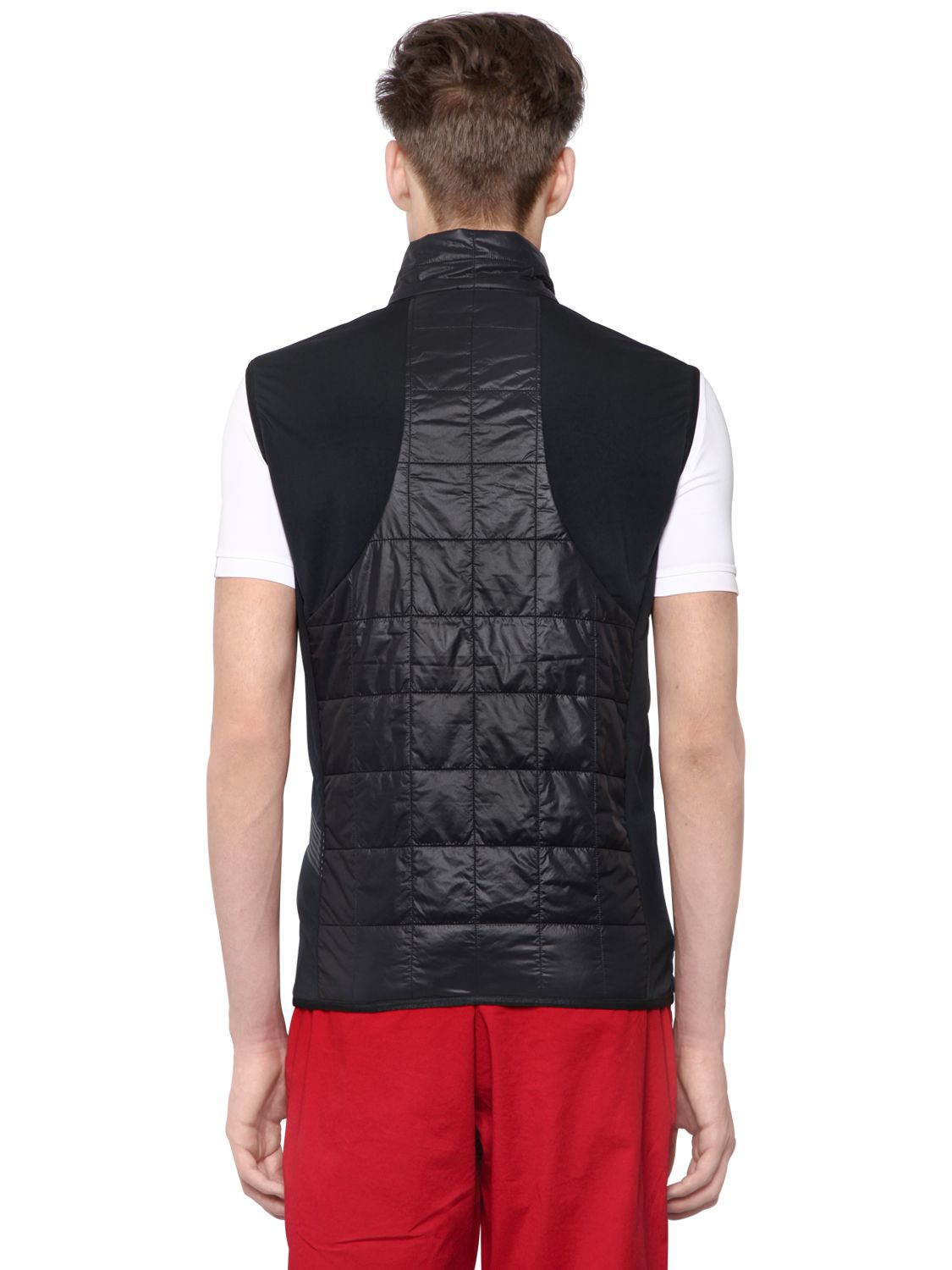 EA7 Synthetic Quilted Nylon Golf Vest in Navy (Blue) for Men Lyst