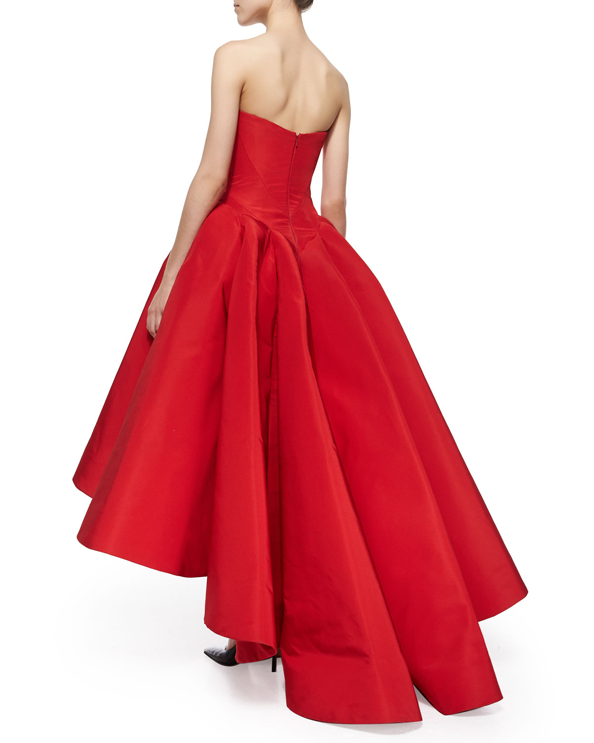 zac posen red dress