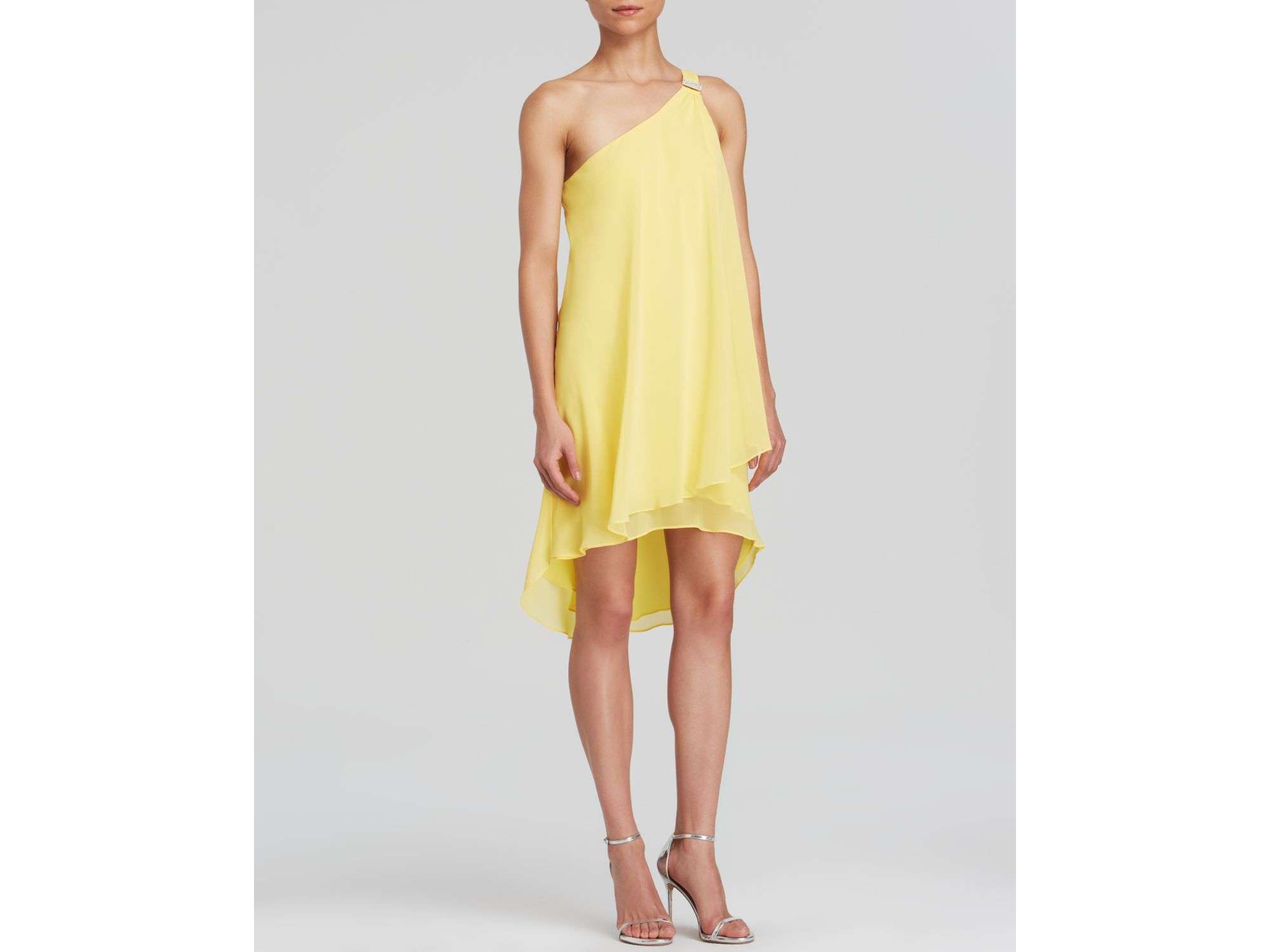 laundry by shelli segal yellow dress