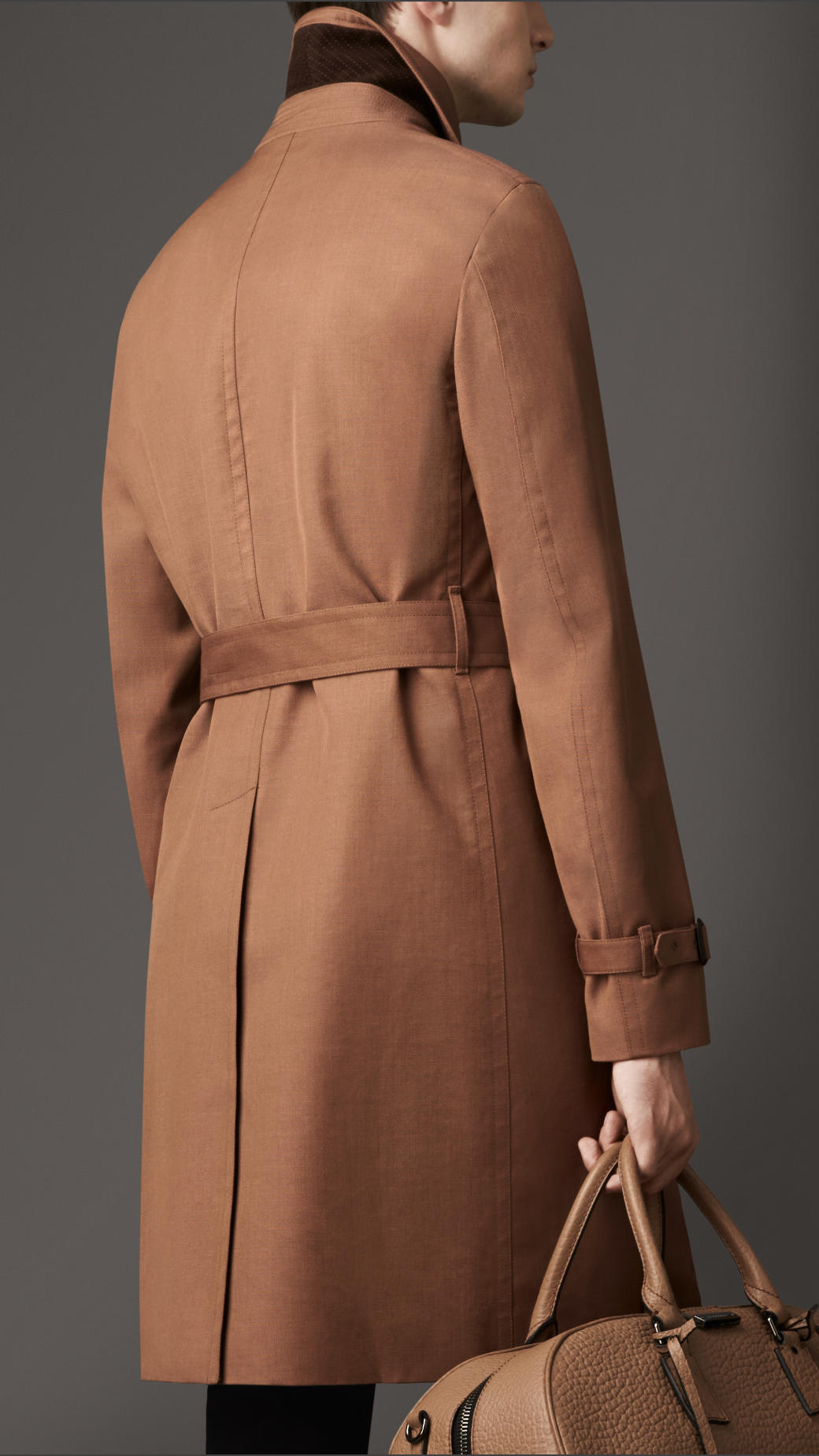 mohair trench coat