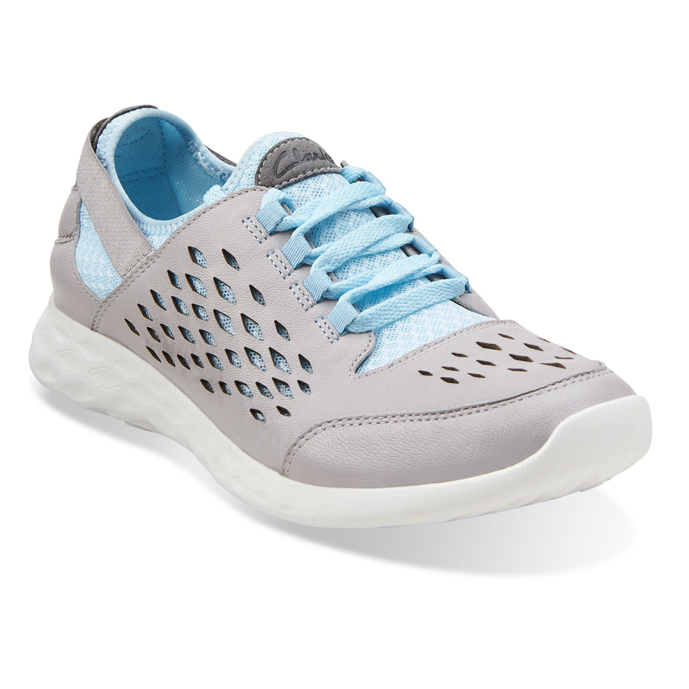 Best Price Women Clarks Seremene Lace Light Grey Leather Best Price Women Clarks Seremene Lace Light Grey Leather