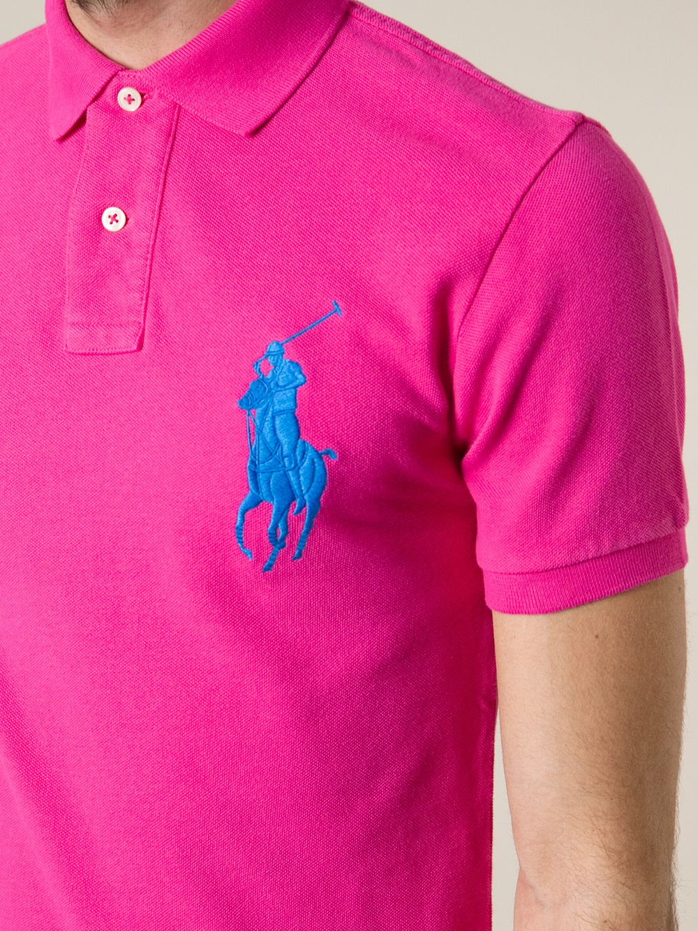 Ralph Lauren Blue Label Classic Polo Shirt in Pink for Men | Lyst | 