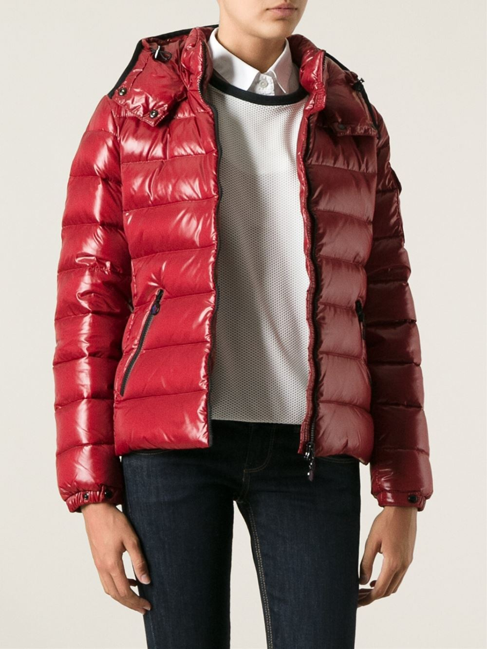 Moncler Bady Padded Jacket in Red - Lyst