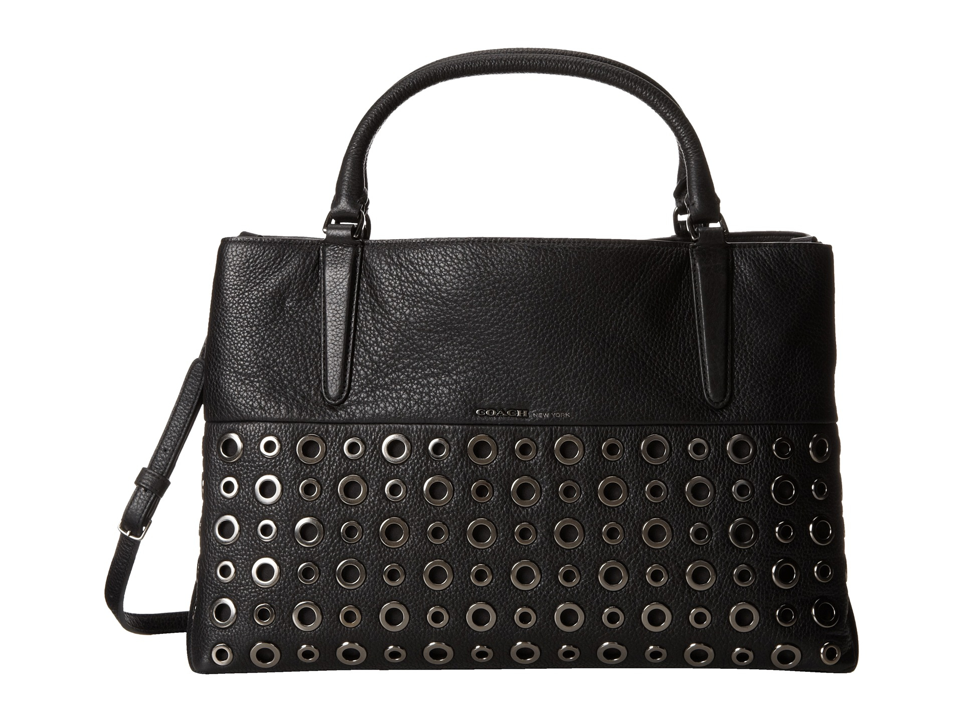 Borough bag leather handbag Coach Black in Leather - 36013707