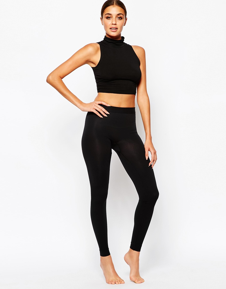 Wolford Velvet 100 Leg Support Leggings in Black Lyst