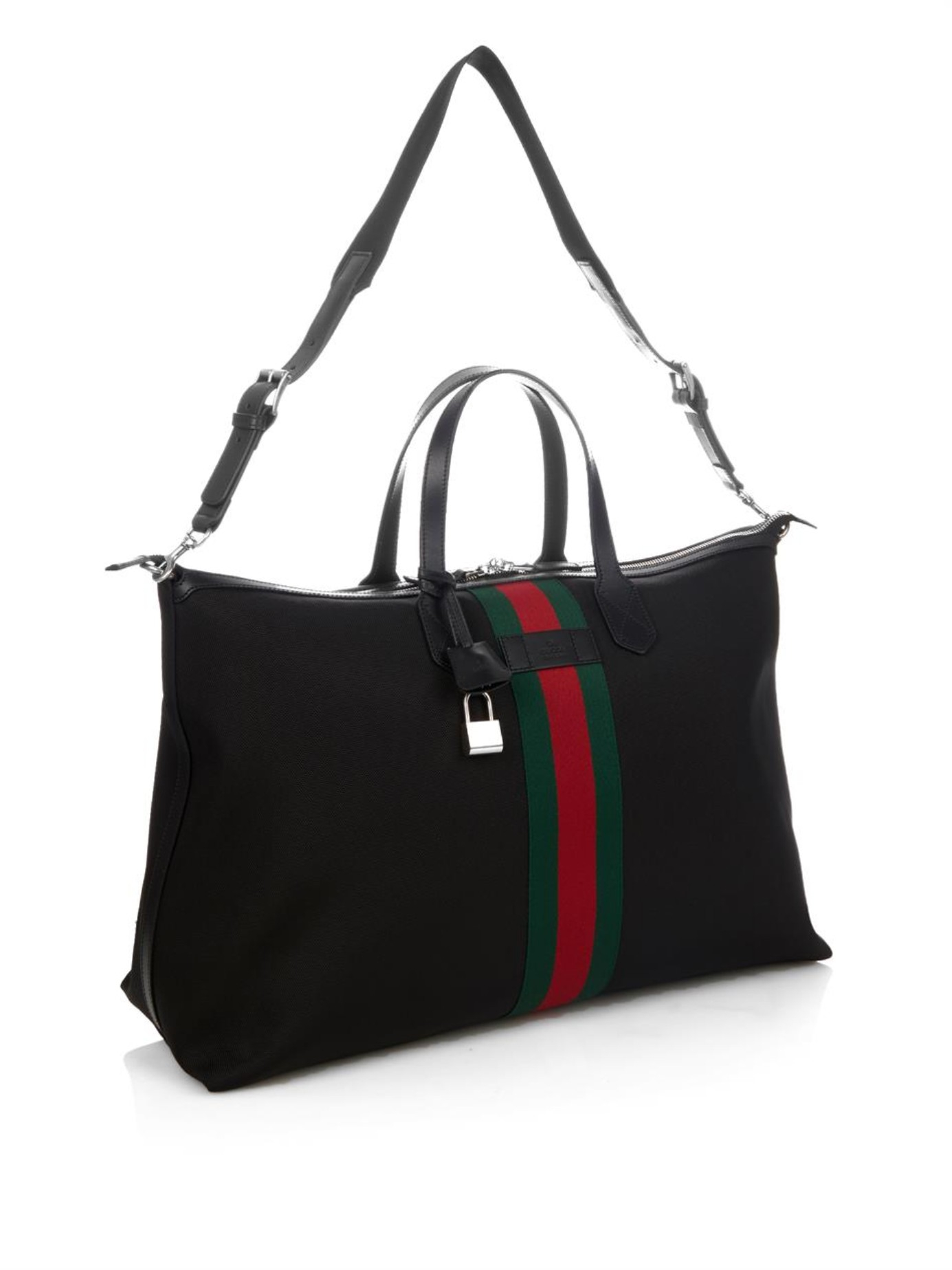 Gucci Classic Canvas Weekend Bag in Black for Men | Lyst