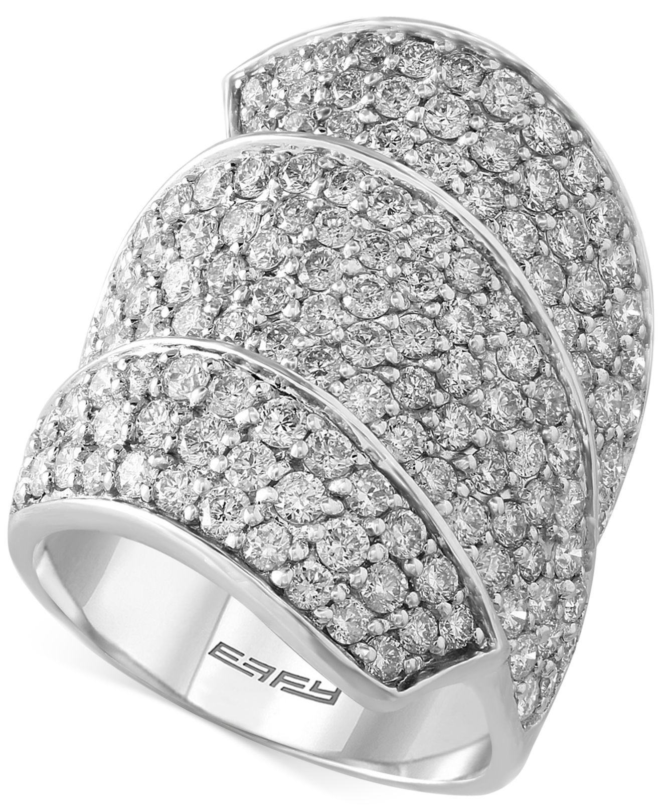 Effy Pave Classica By Effy Diamond Ring (23/4 Ct. T.w.) In 14k White